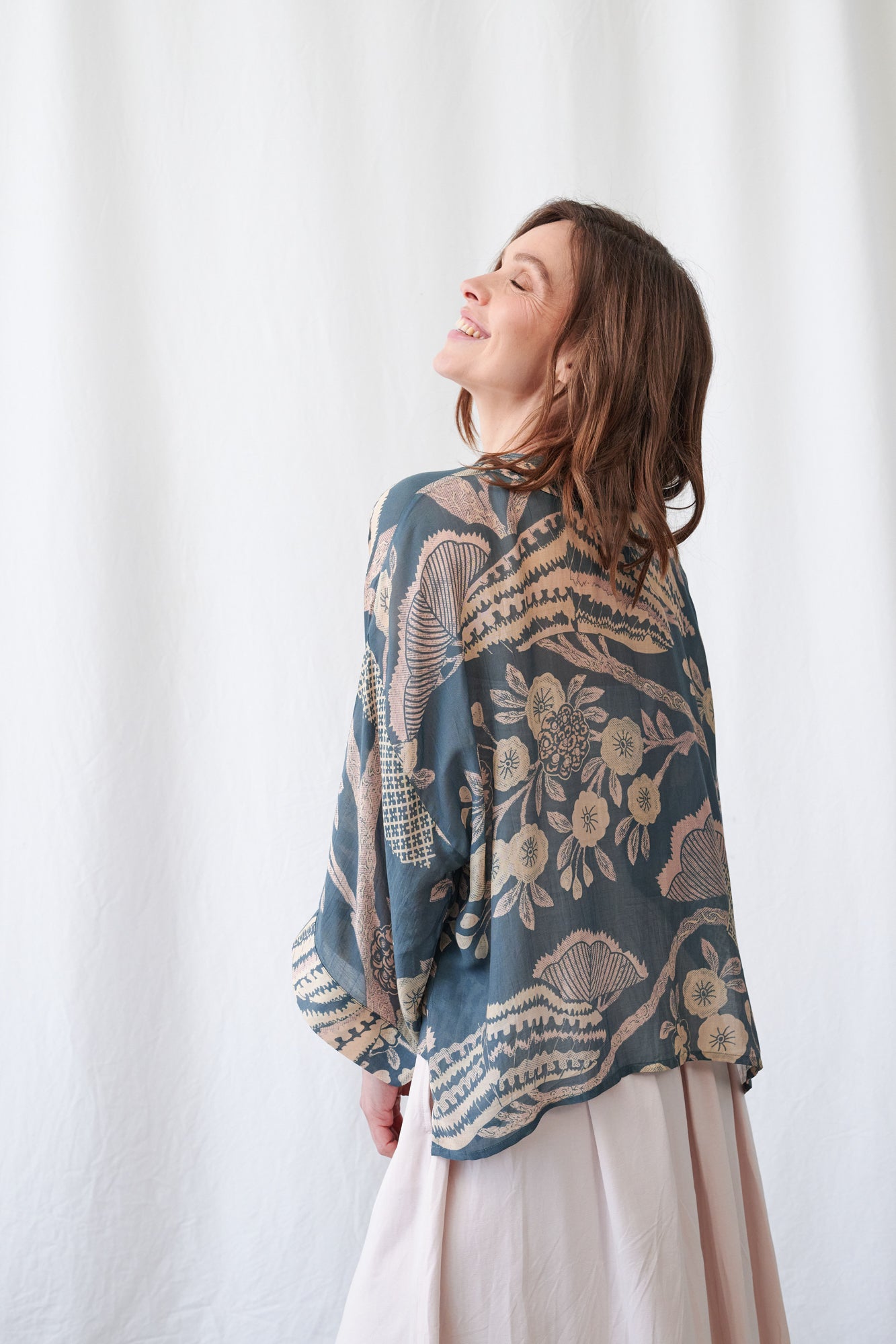 Kimono | Rosa | Blue