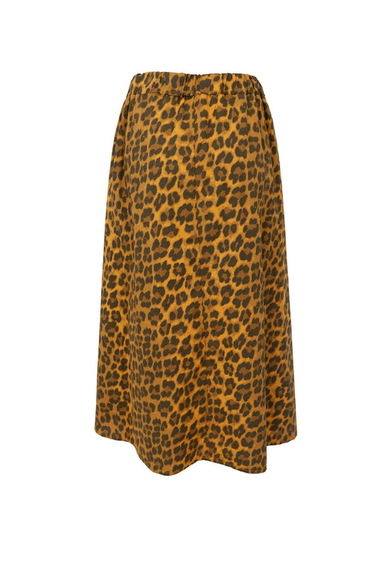 Abbie Leo Skirt | Mustard Leo Skirt Black Colour 