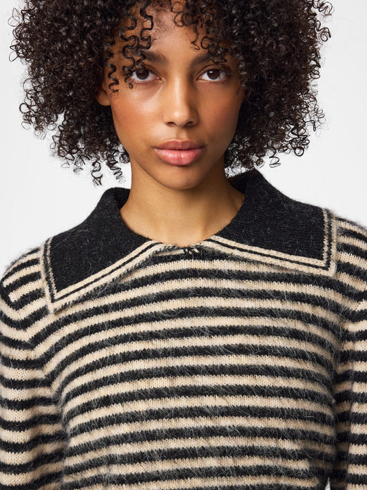 Ada Knit | Asphalt/Cloud Dancer Knitwear Pieces 