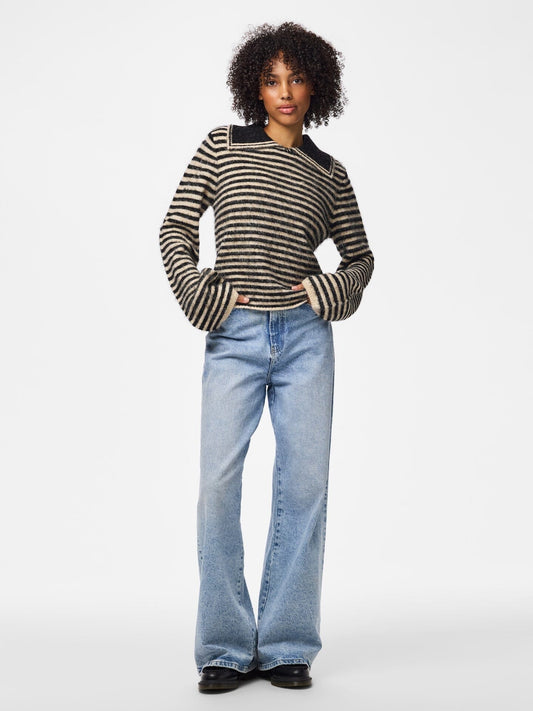 Ada Knit | Asphalt/Cloud Dancer Knitwear Pieces 