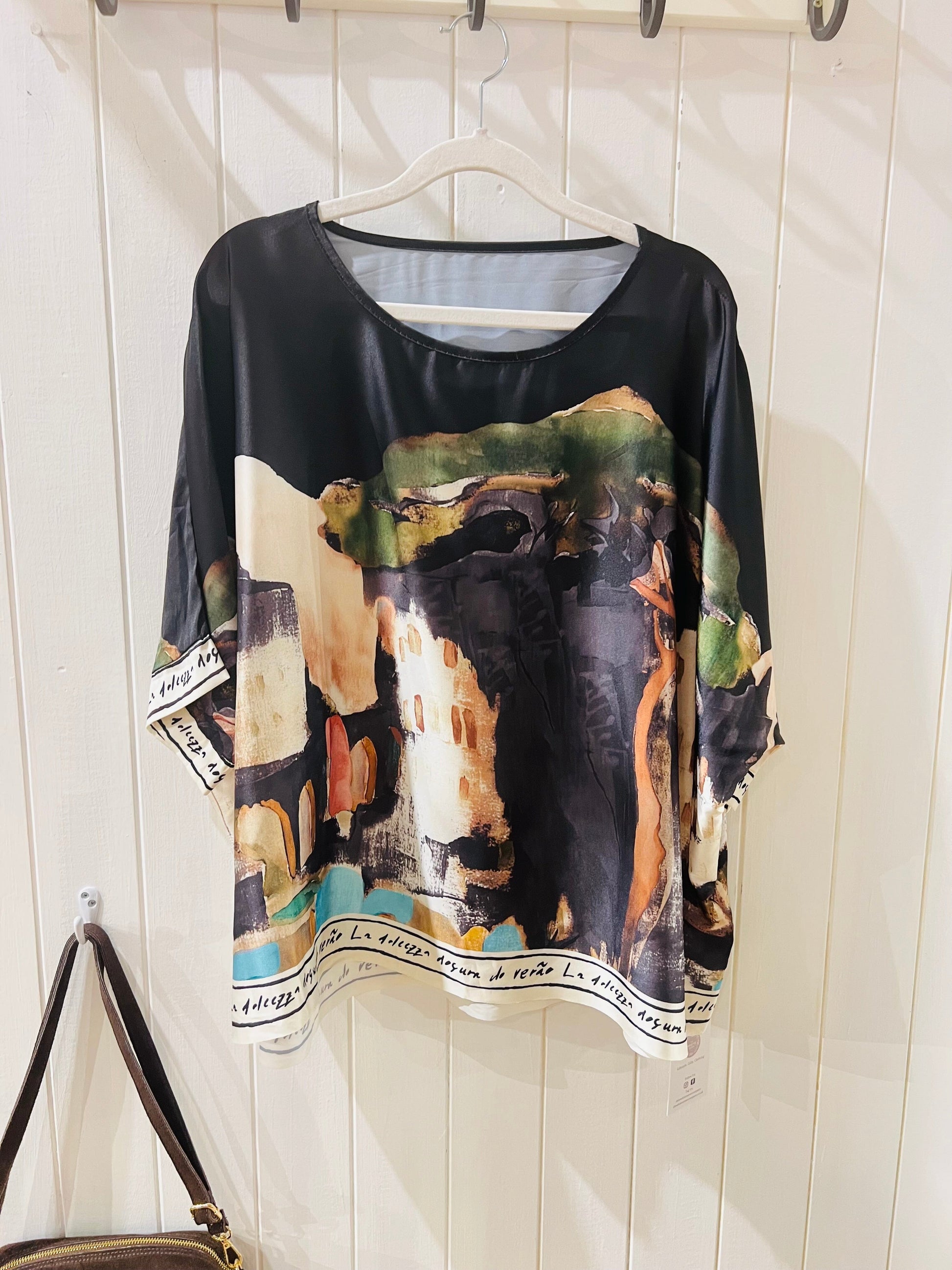 Adara Top | Multiple Colours Shirt Parisienne Collection Black 