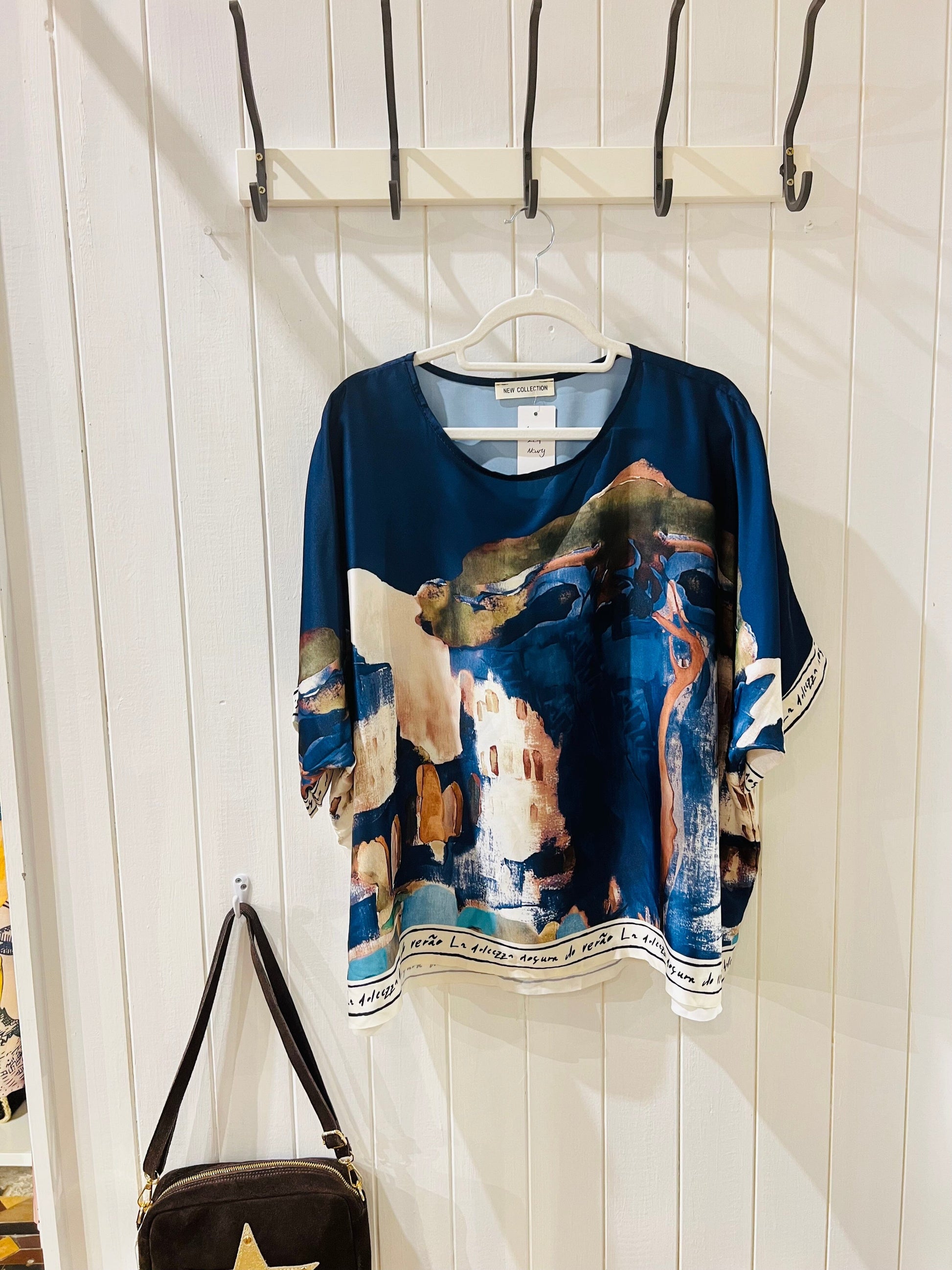 Adara Top | Multiple Colours Shirt Parisienne Collection Blue 