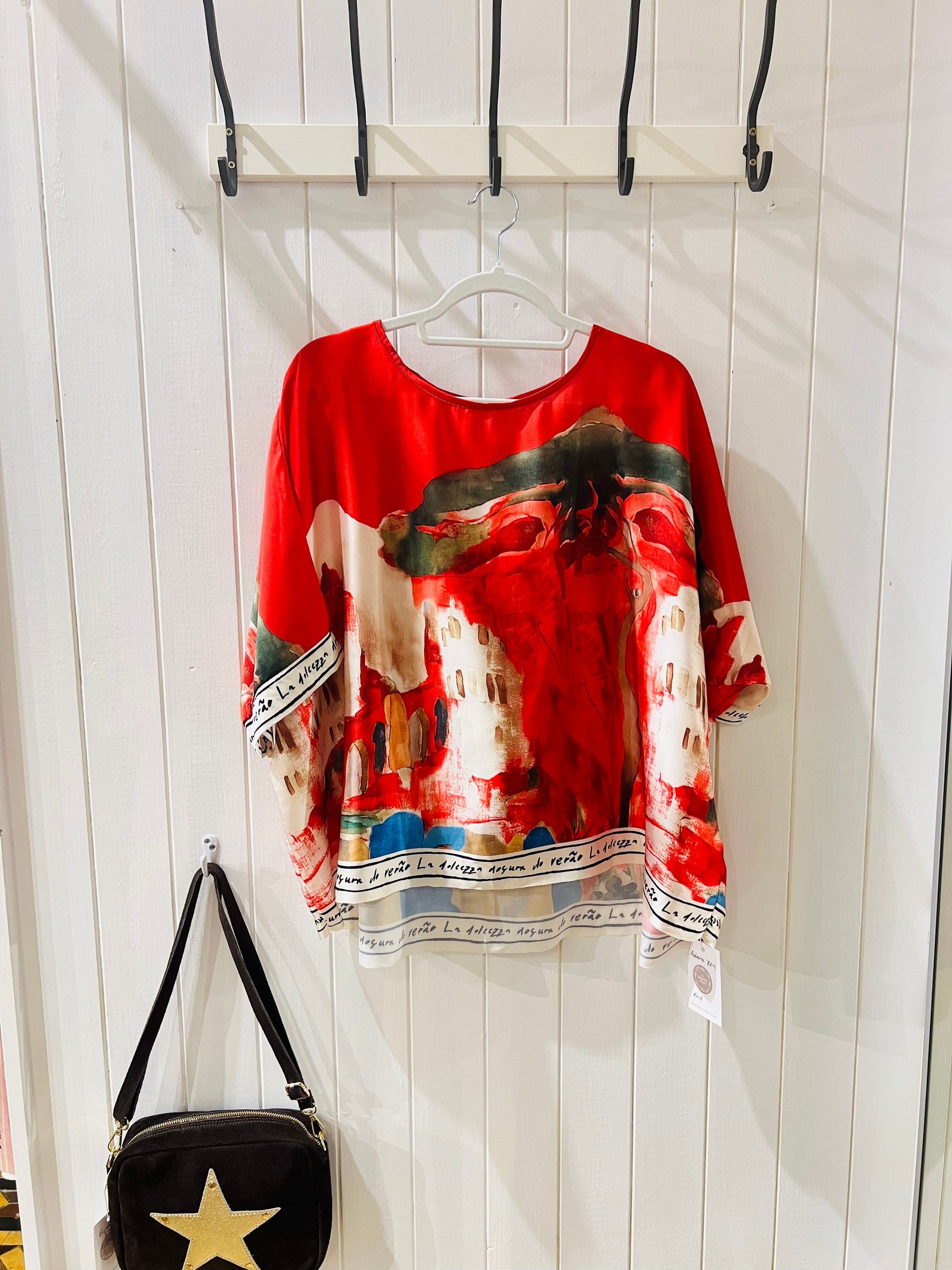 Adara Top | Multiple Colours Shirt Parisienne Collection Red 