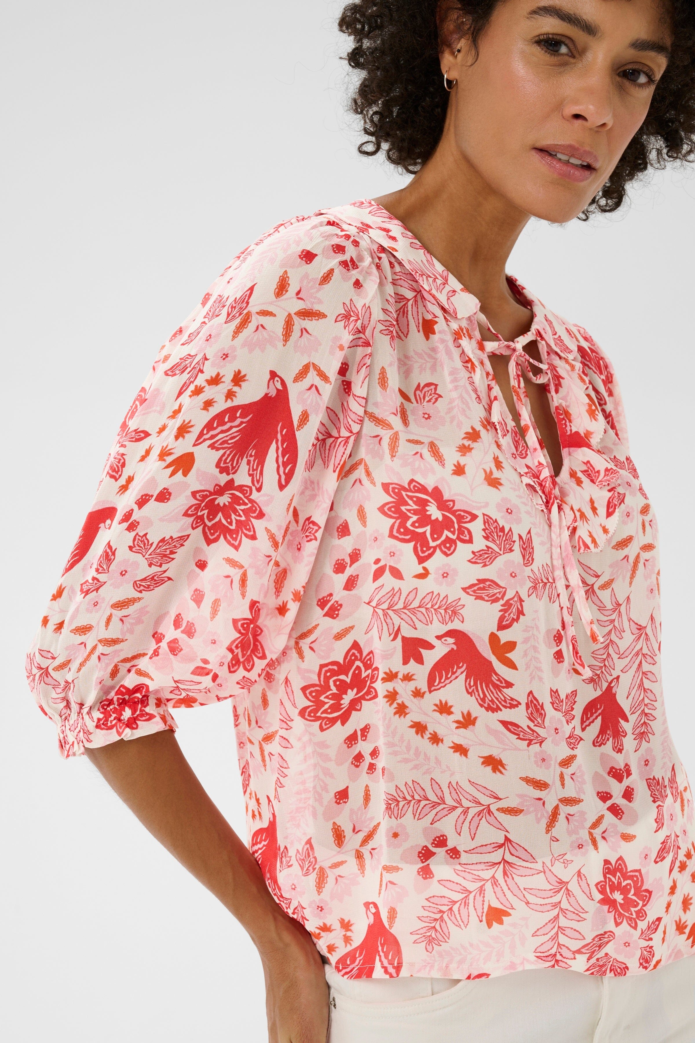 Alvia Blouse | Poppy Red Top Part Two 