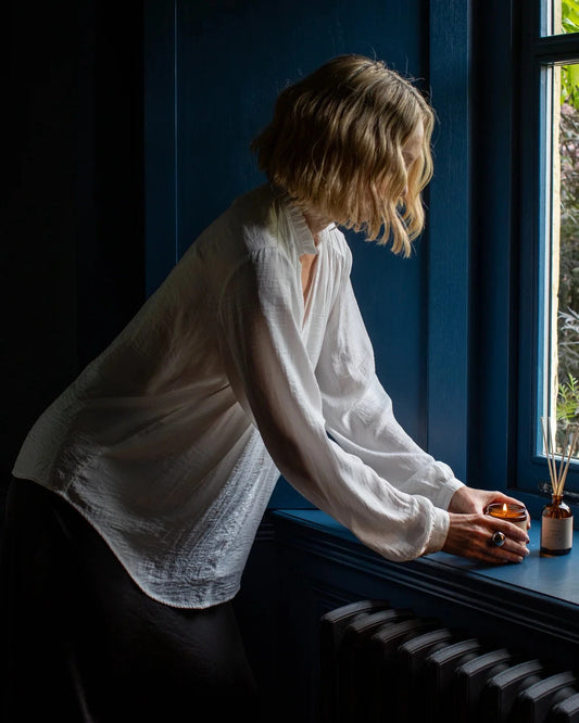 Amber Glass Diffuser | Warm Honey Diffusers Chalk 