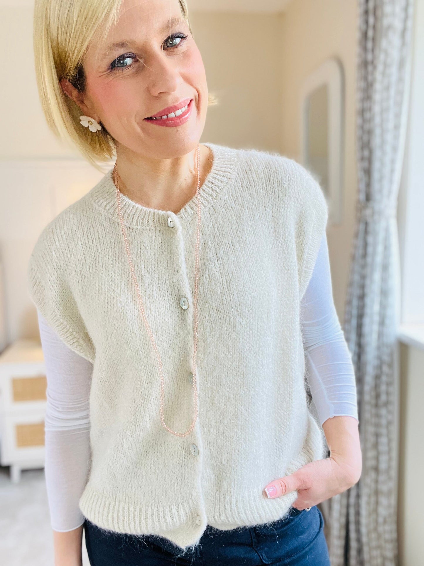 Amie Mohair Vest | 5 Colours Knitwear French Edit 