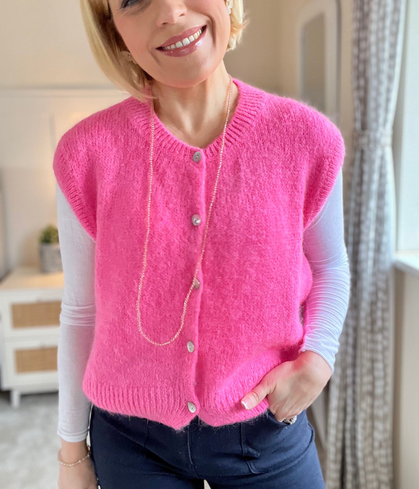 Amie Mohair Vest | 5 Colours Knitwear French Edit 