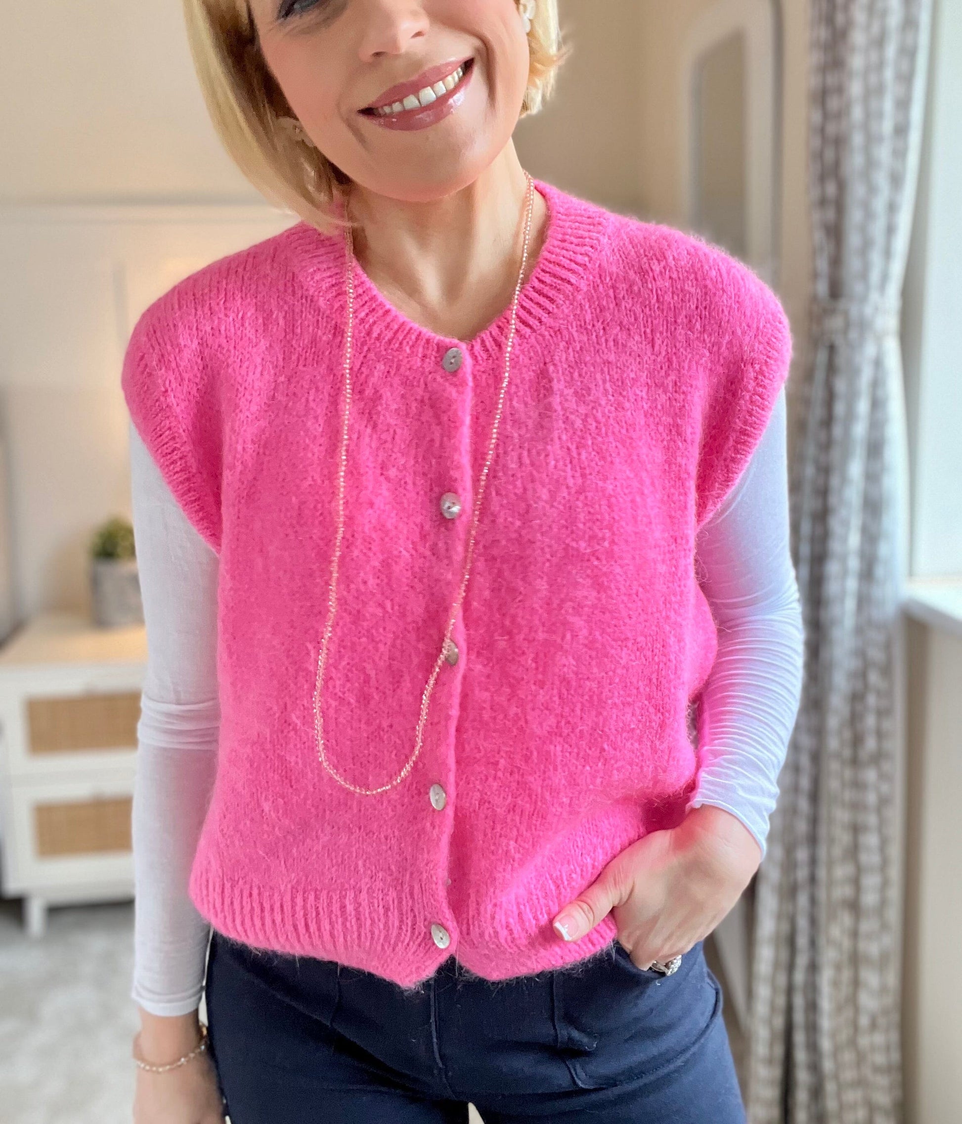 Amie Mohair Vest | 5 Colours Knitwear French Edit 