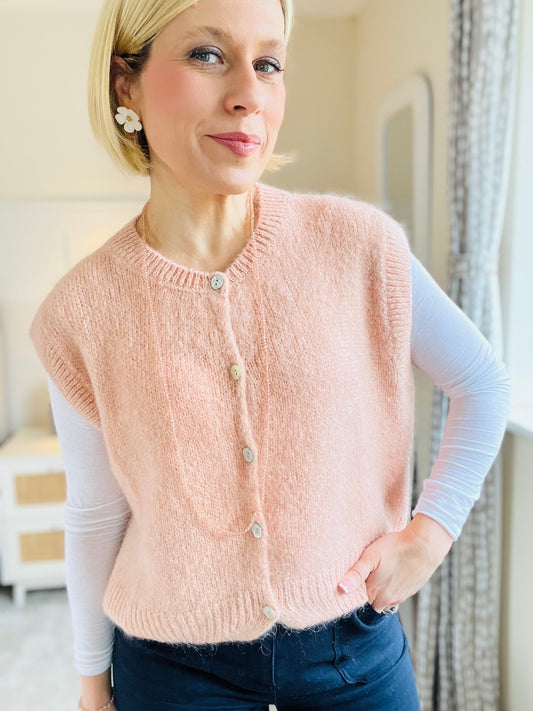 Amie Mohair Vest | 5 Colours Knitwear French Edit 