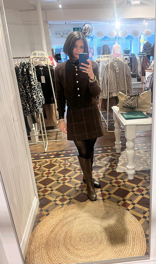 Amina Skirt | Chicory Coffee Brown Skirt Pieces 