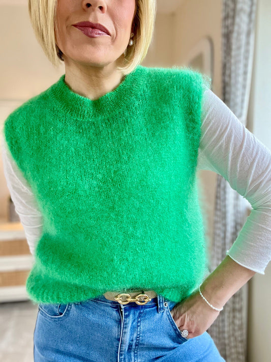 Anaïs Vest | Multiple Colours Knitwear French Edit Emerald Green 
