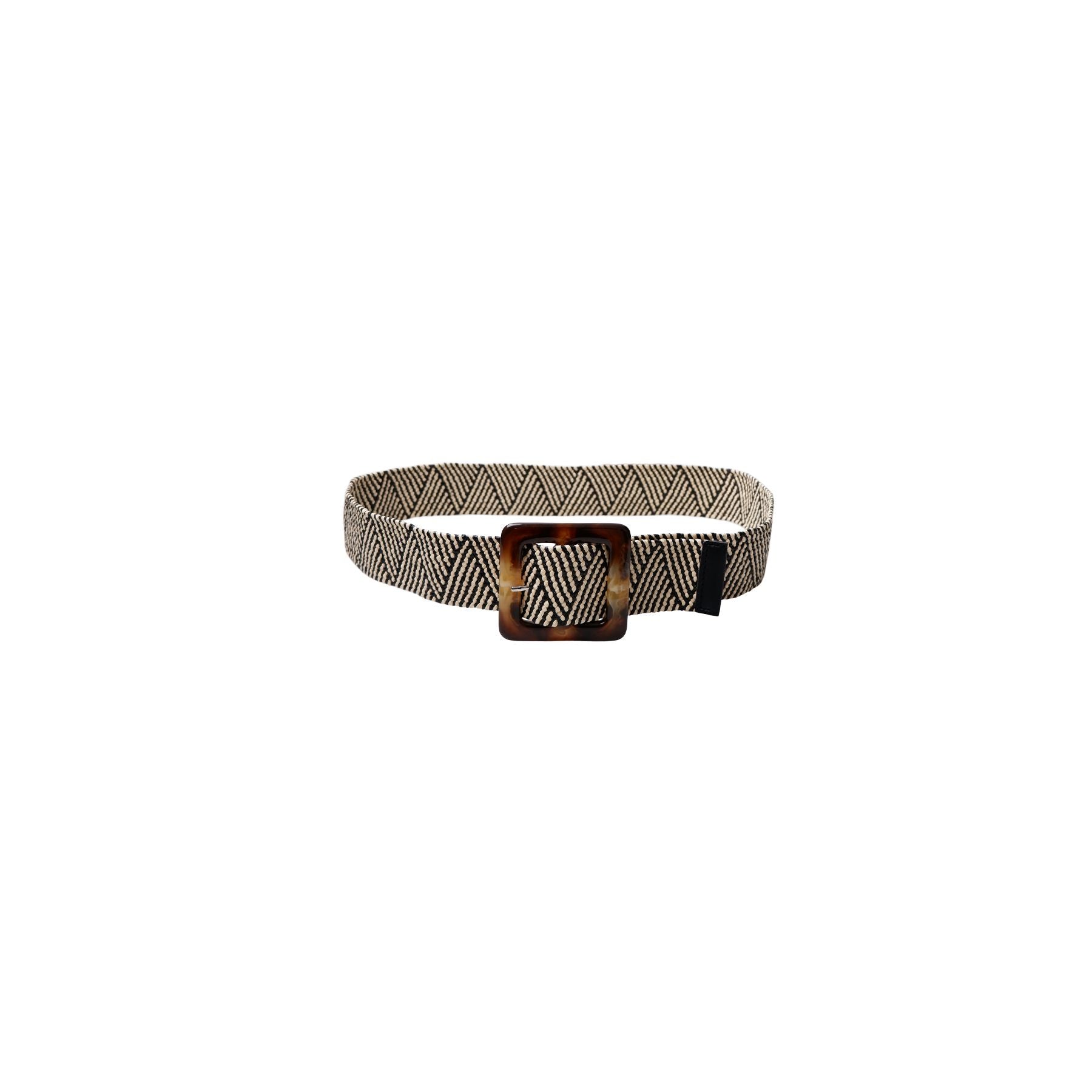 Anett Jute Belt | Black/Nature Belt Black Colour 