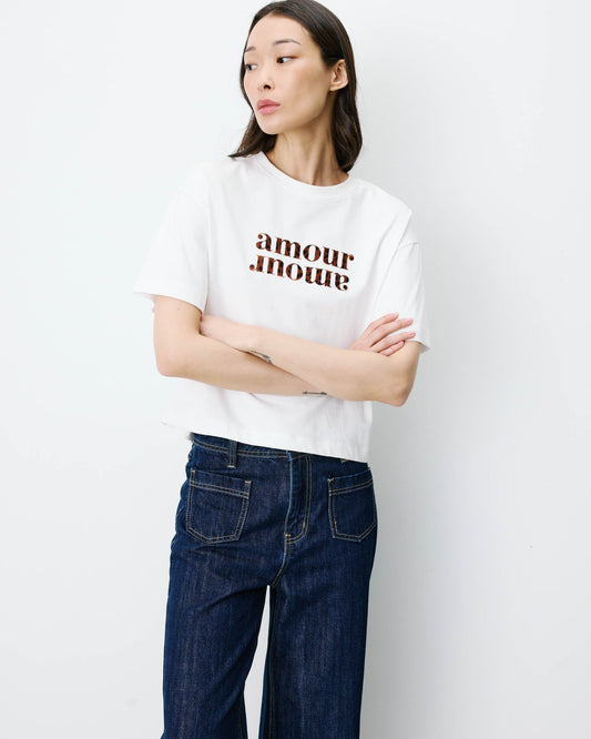 Anis Tee | Ivory Top Grace and Mila 