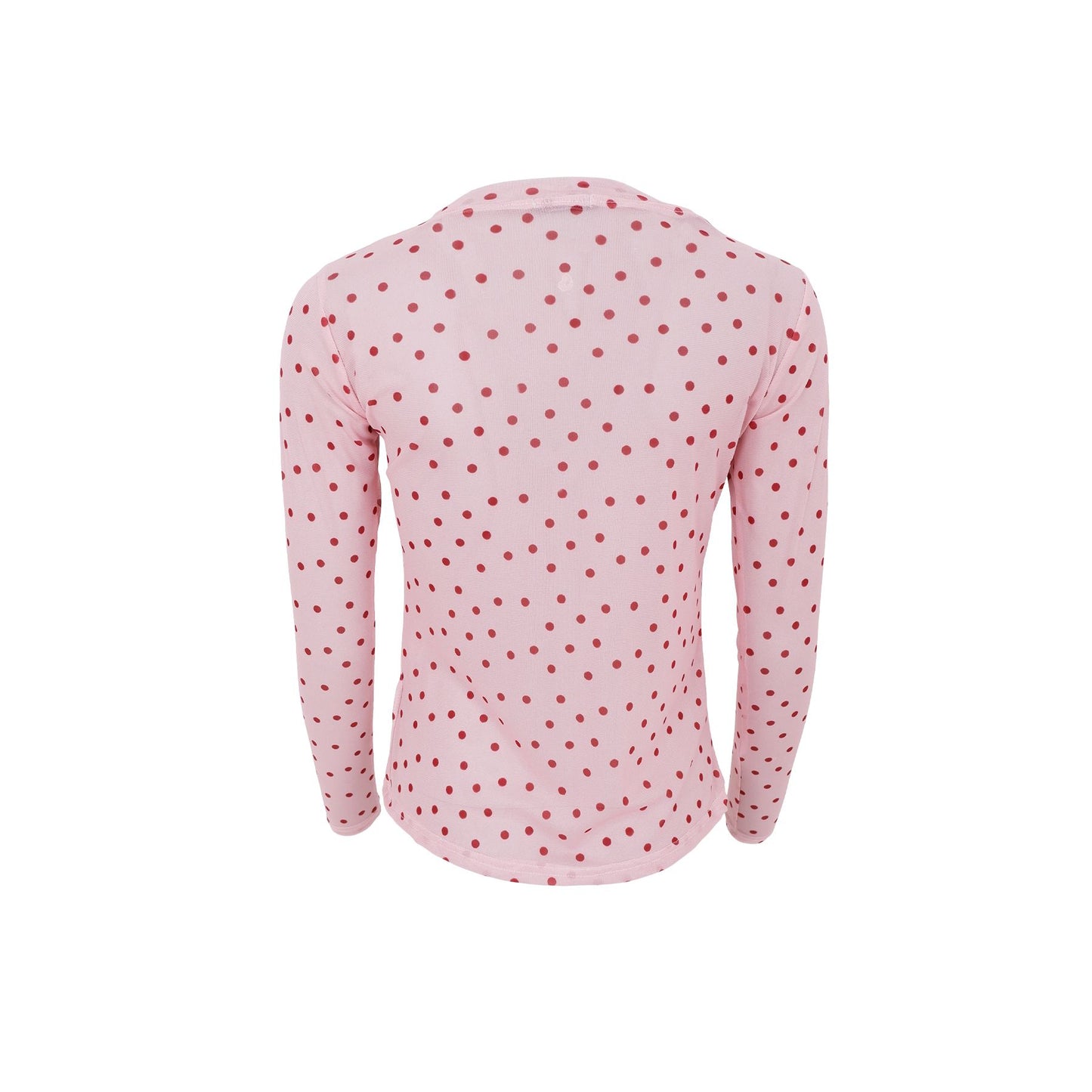 Annie Mesh Blouse | Rose Dot Shirts & Tops Black Colour 