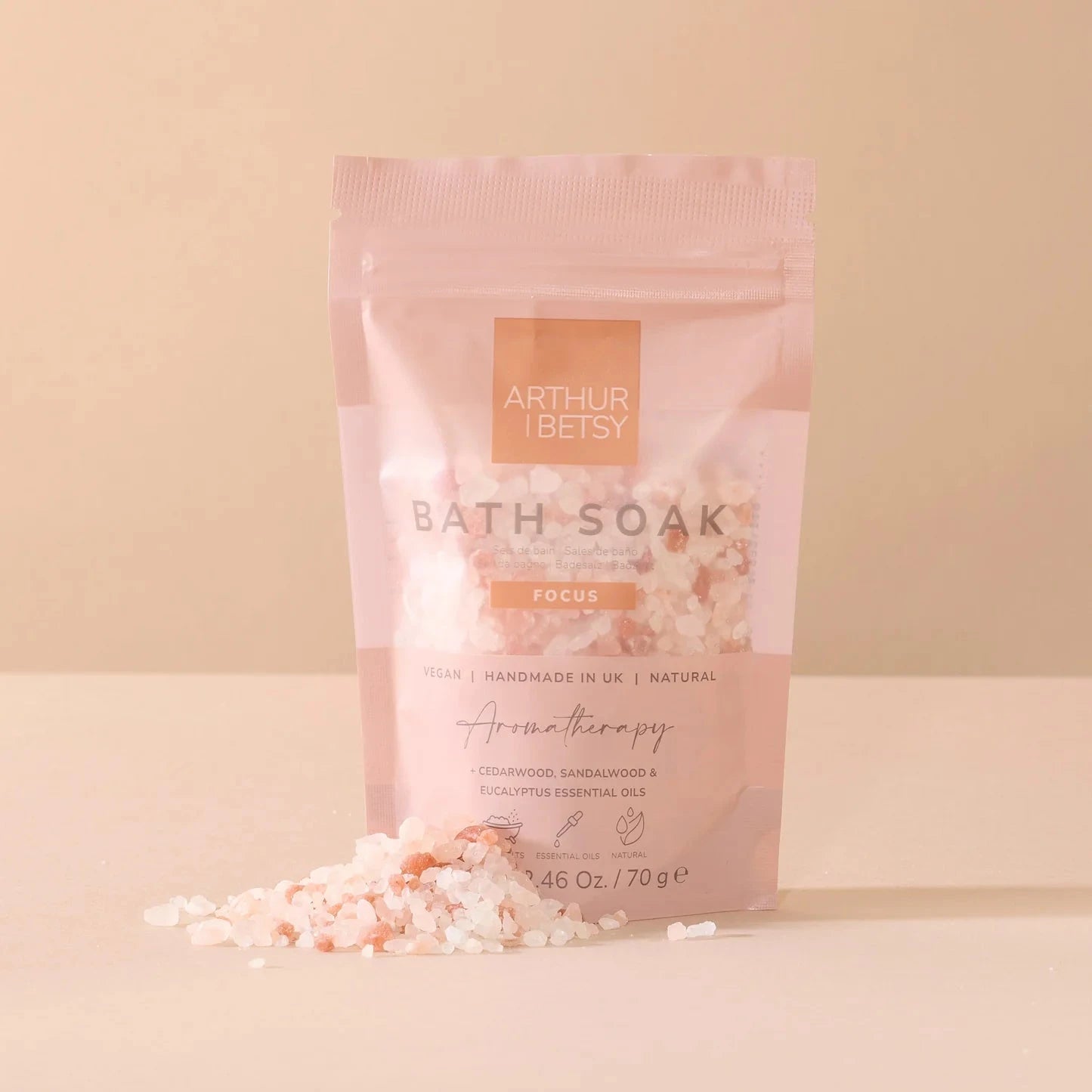 Aromatherapy Bath Salts | Focus Bath Salts Arthur Betsy 