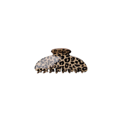 Asher Hair Claw | Beige Leo Hair Accessories Black Colour 