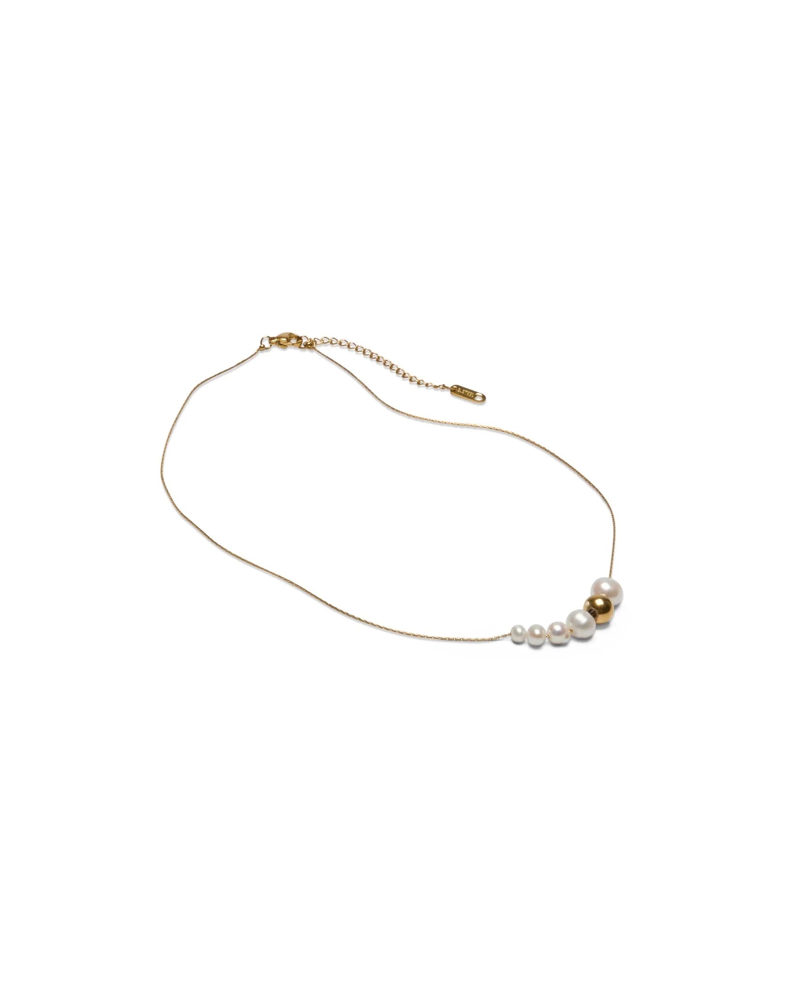 Ashford Multi Ball Necklace | Gold Necklace Chalk 