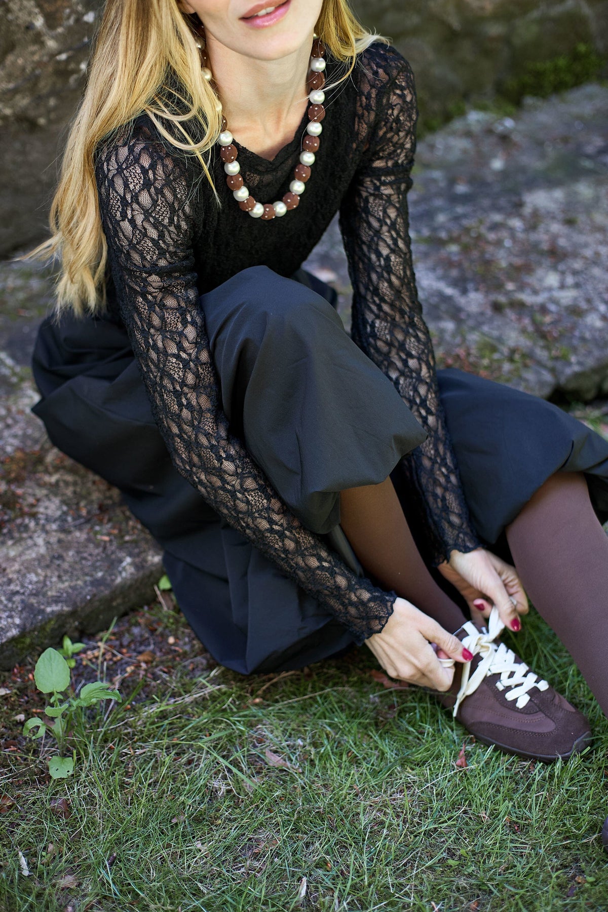 Asta Tights | 3 Colours Socks Black Colour 