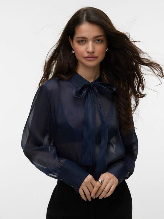 Athena Shirt | Navy Blazer Blouse Vero Moda 