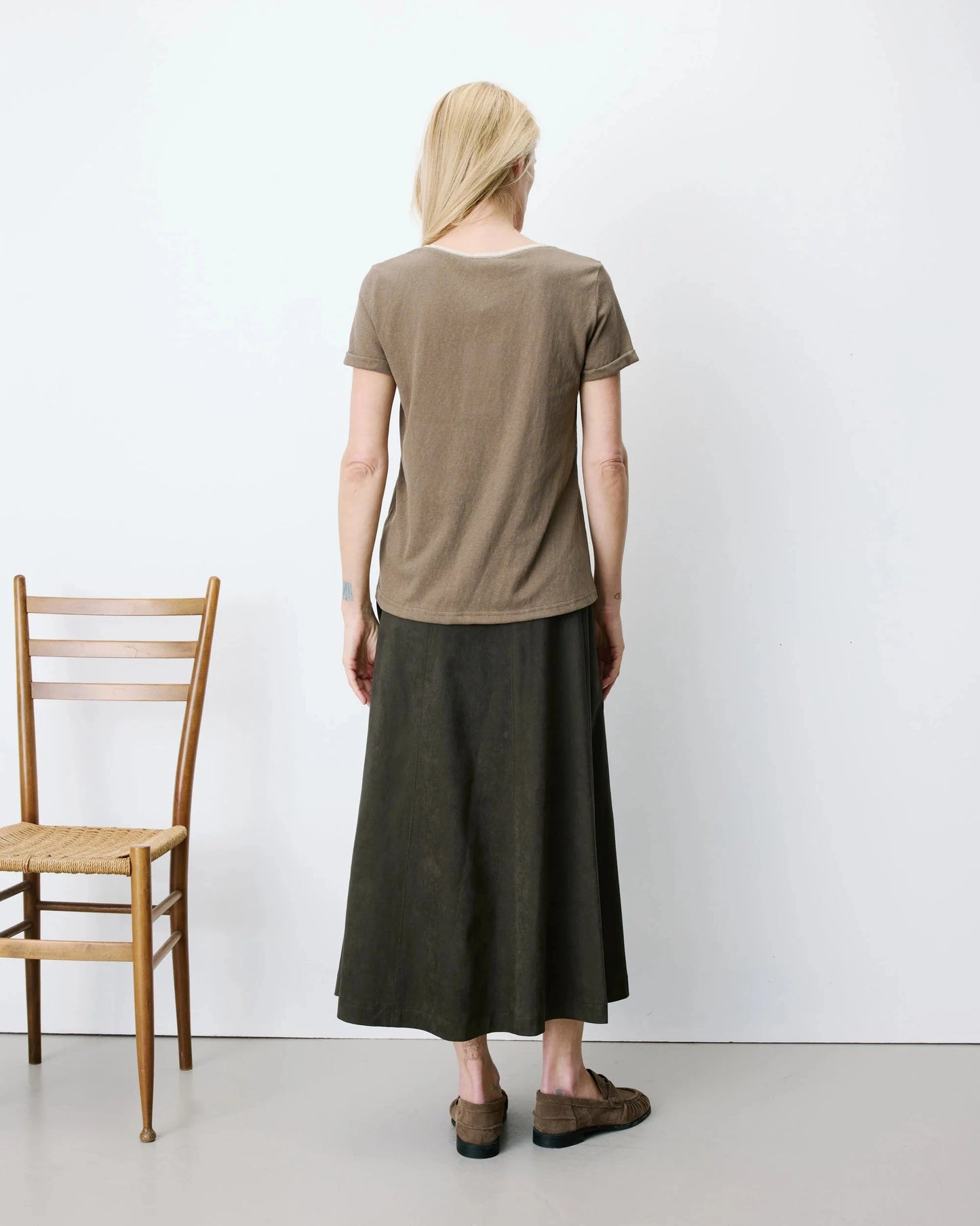 Aurelien Top | Khaki Top Grace and Mila 