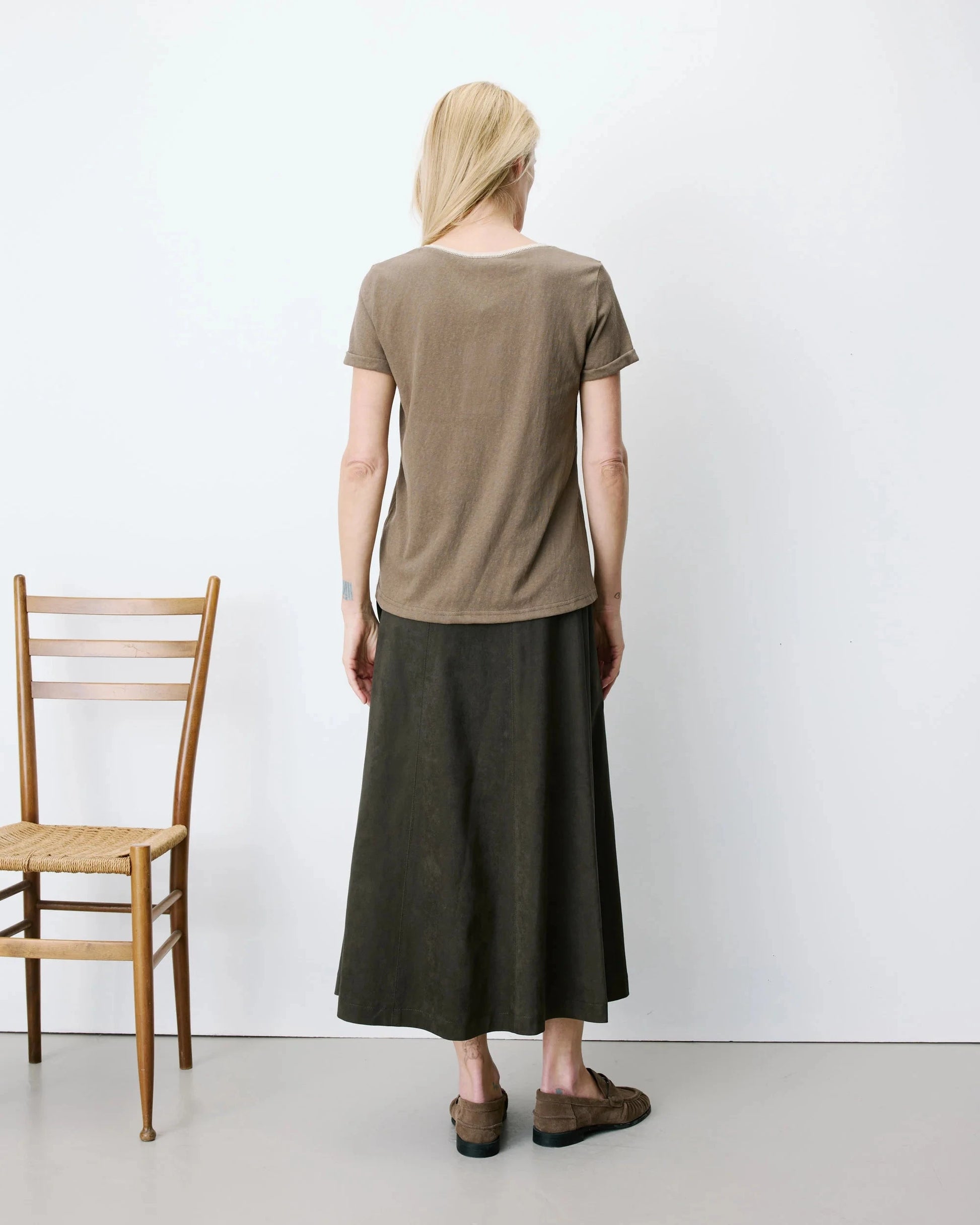 Aurelien Top | Khaki Top Grace and Mila 