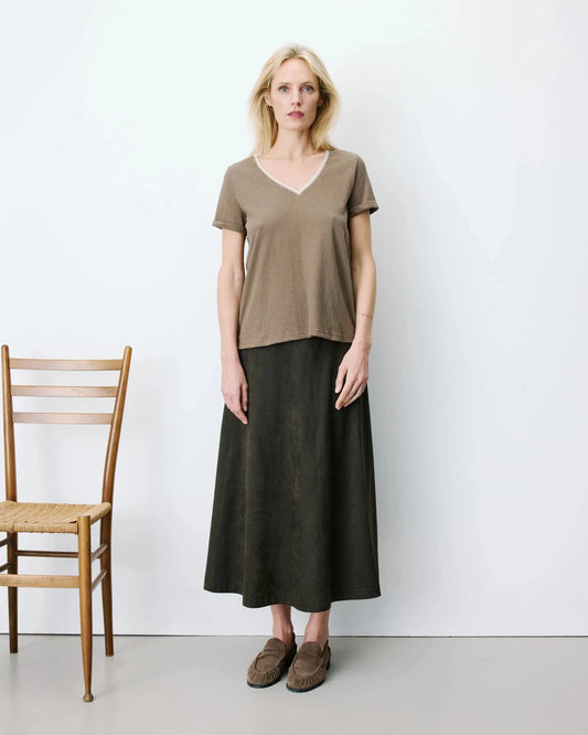 Aurelien Top | Khaki Top Grace and Mila 