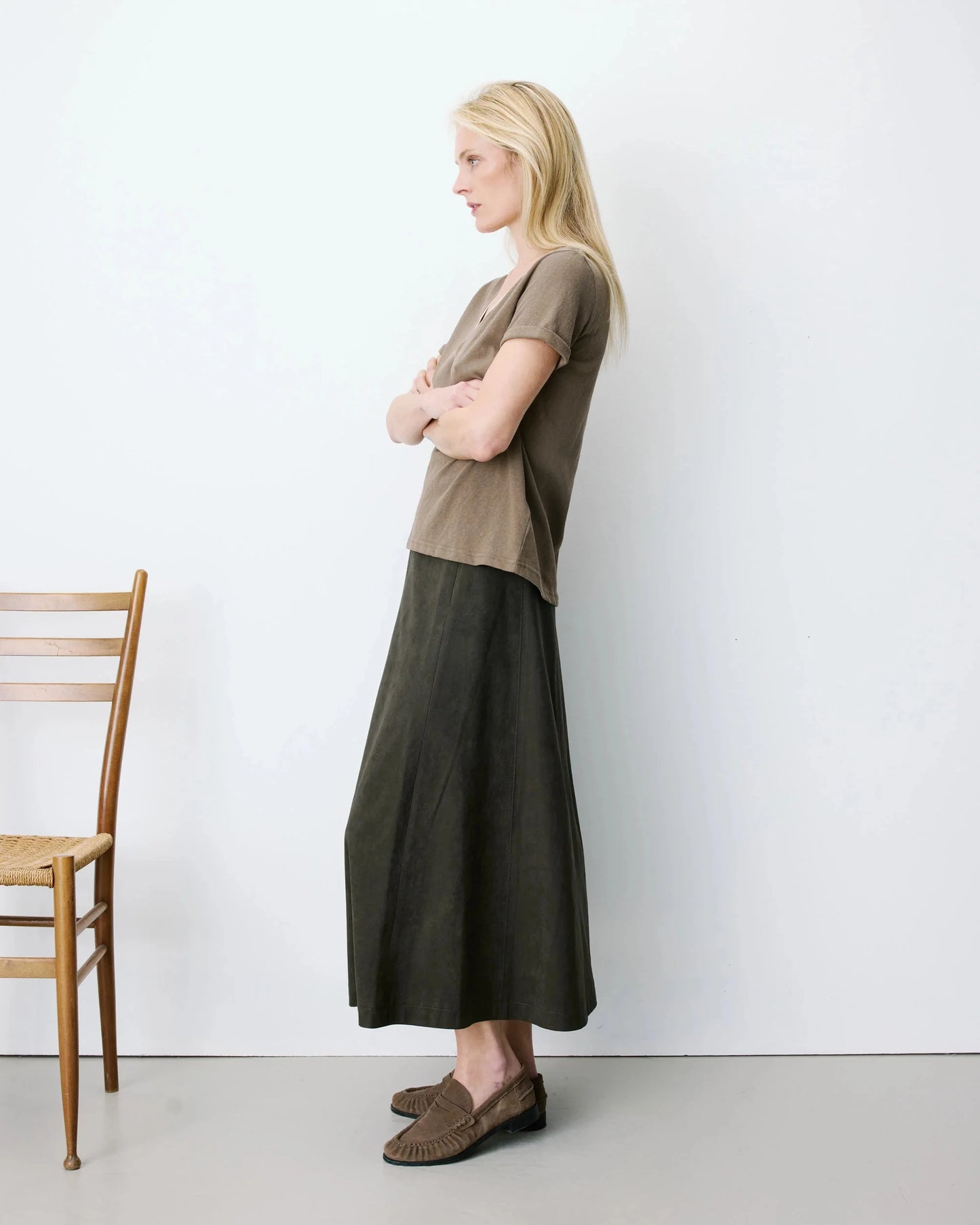 Aurelien Top | Khaki Top Grace and Mila 