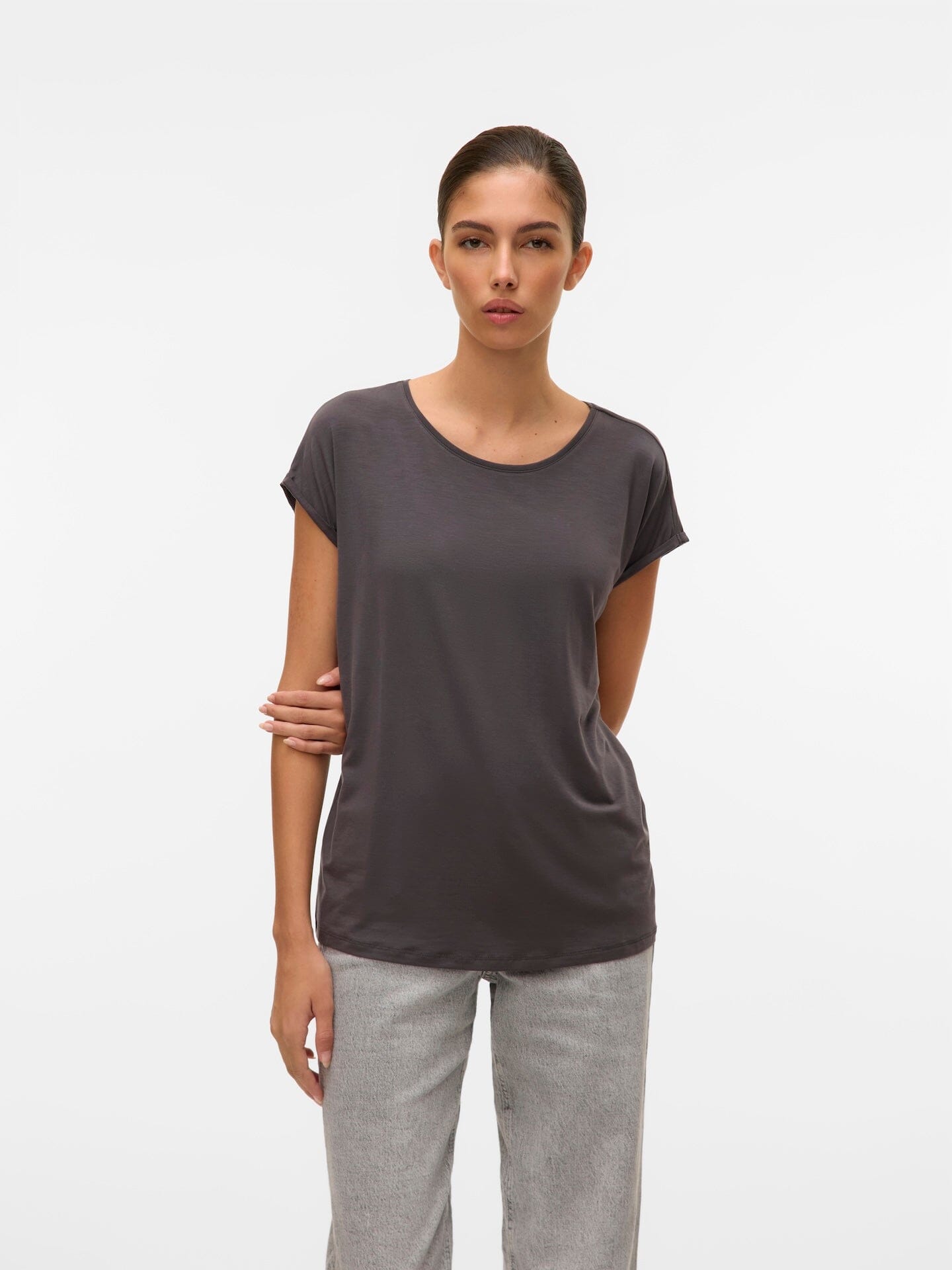 Ava Top | Asphalt Shirts & Tops Vero Moda 
