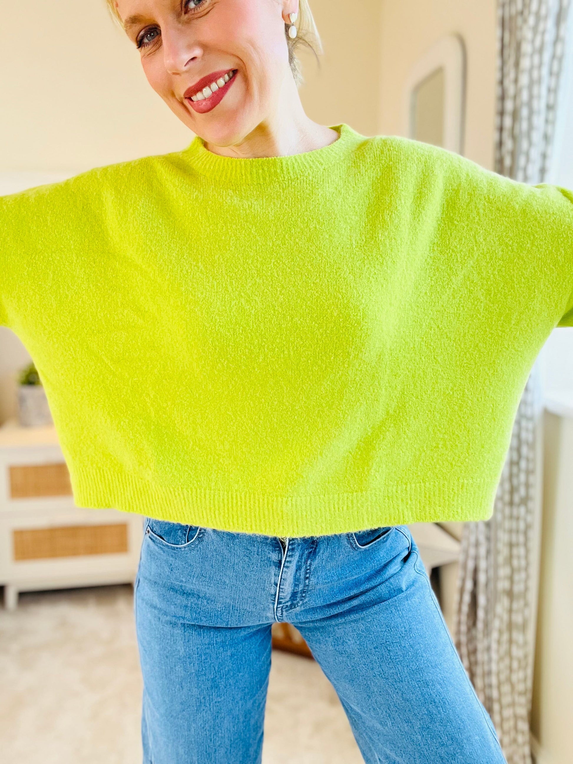 Avery Jumper | Multiple Colours Jumper Miss Sugar Acid Green 