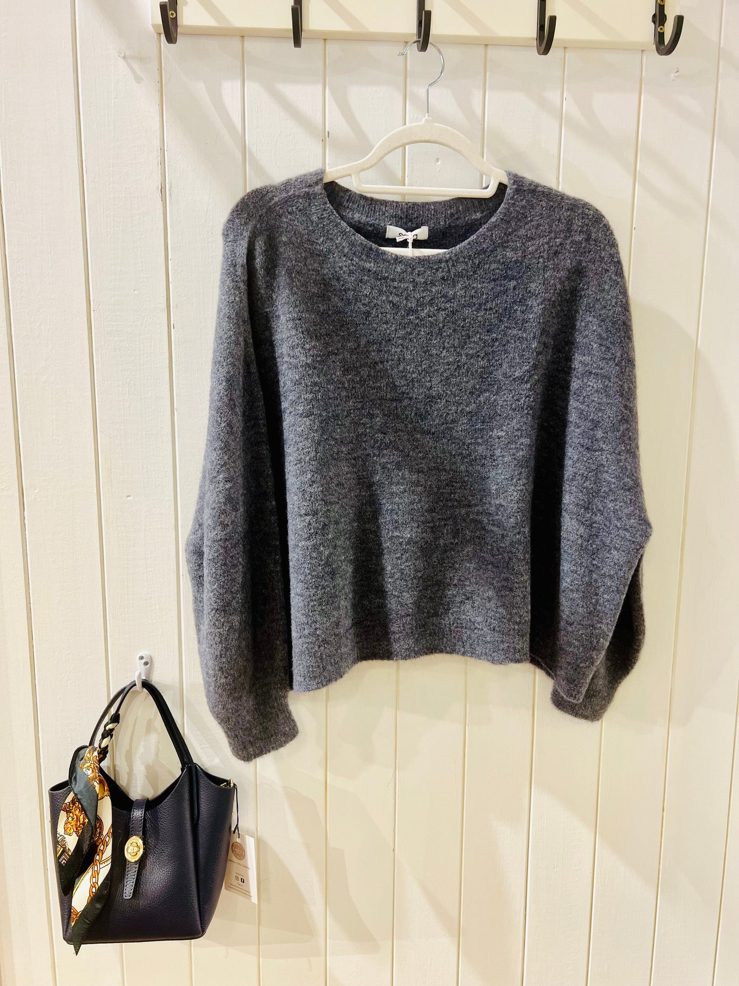 Avery Jumper | Multiple Colours Jumper Miss Sugar Dark Grey 