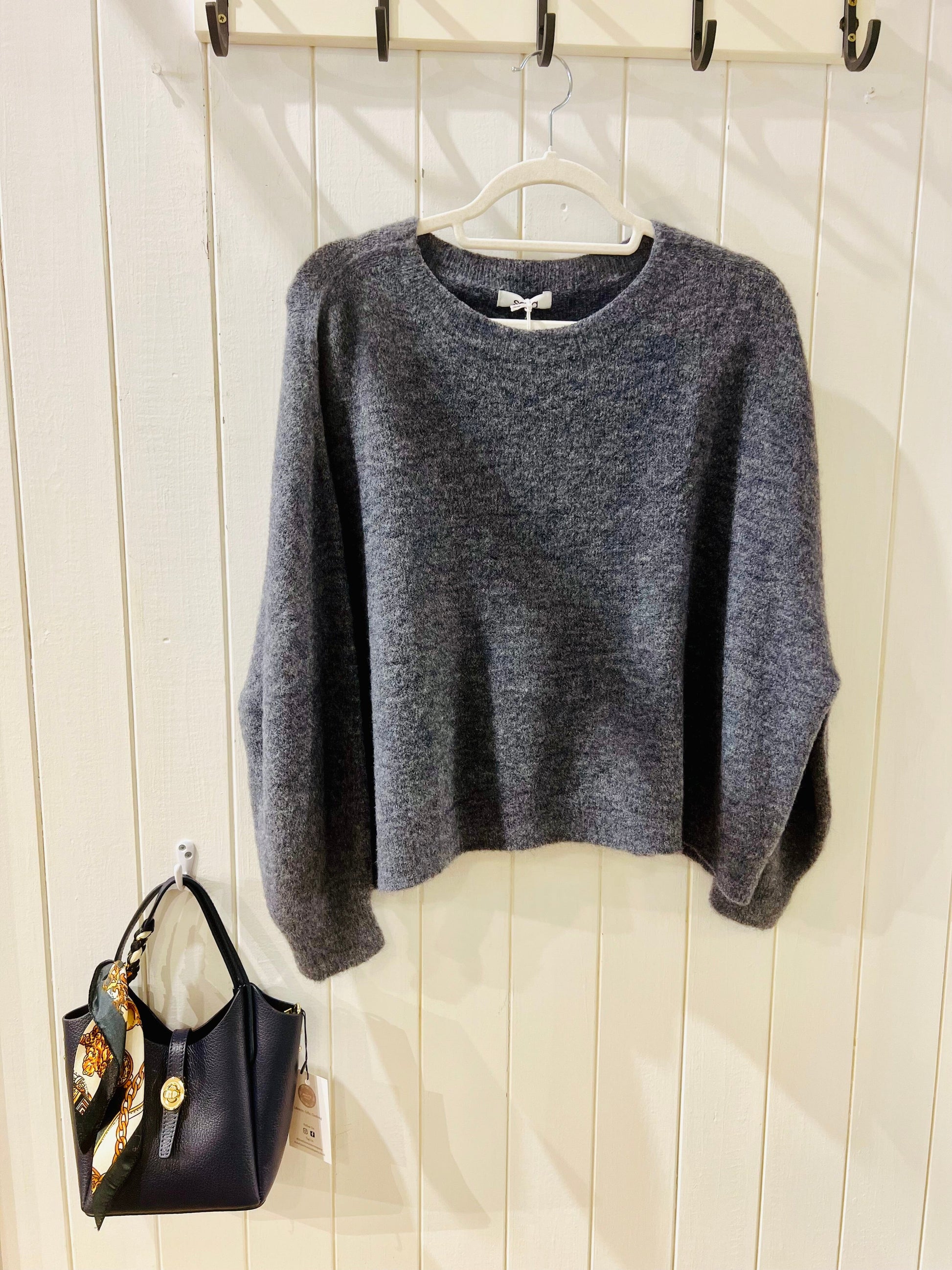 Avery Jumper | Multiple Colours Jumper Miss Sugar Dark Grey 
