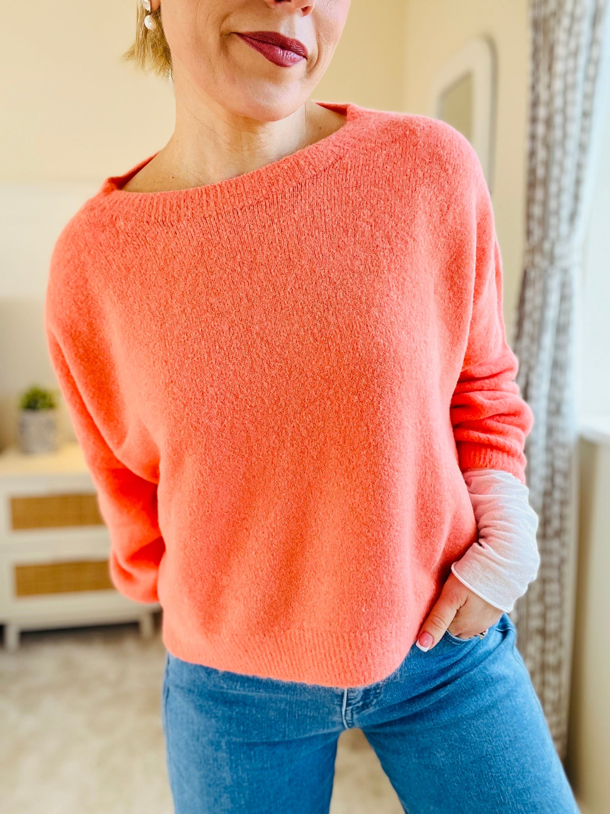 Avery Jumper | Multiple Colours Jumper Miss Sugar Papaya 
