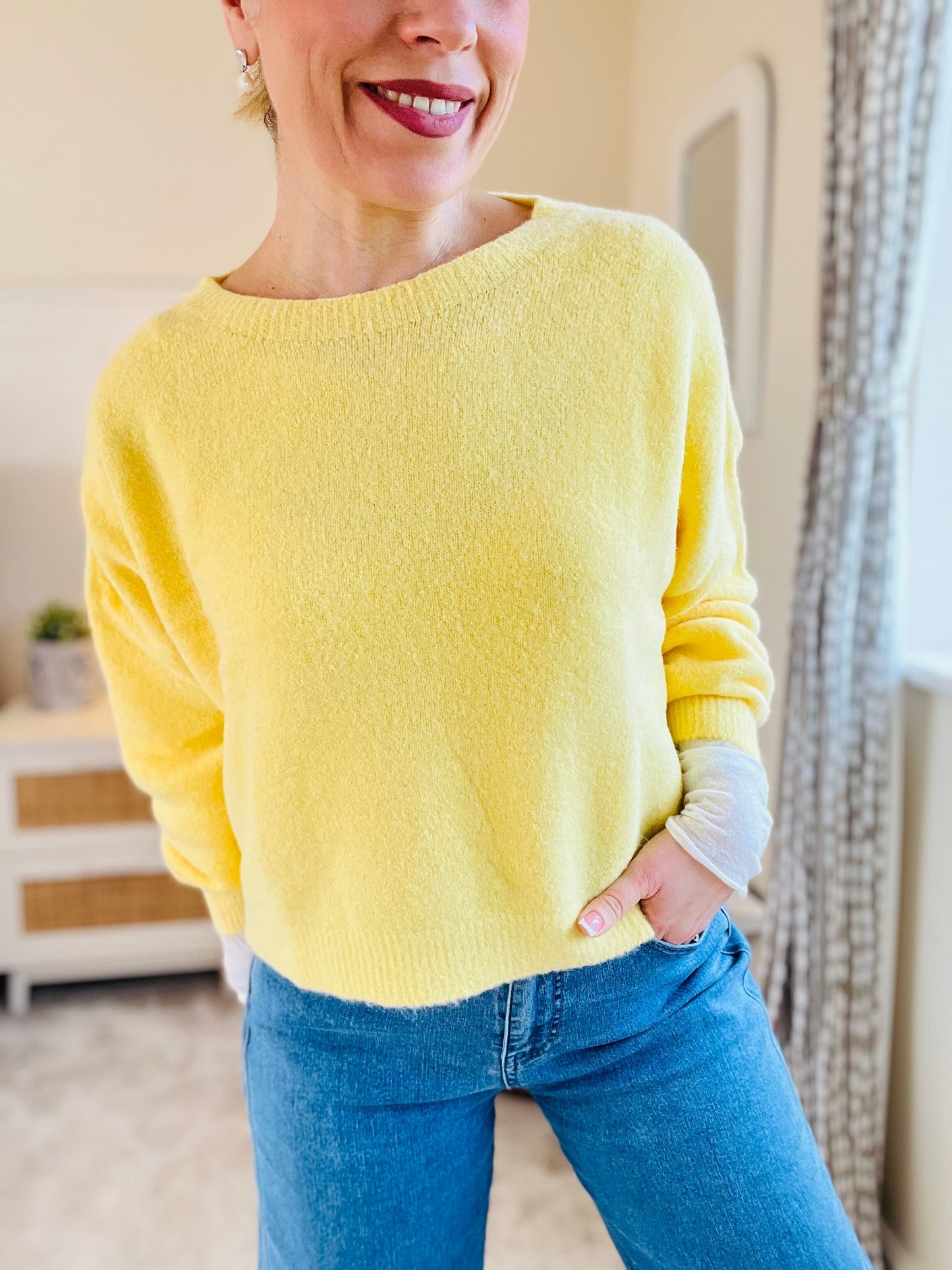 Avery Jumper | Multiple Colours Jumper Miss Sugar Yellow 