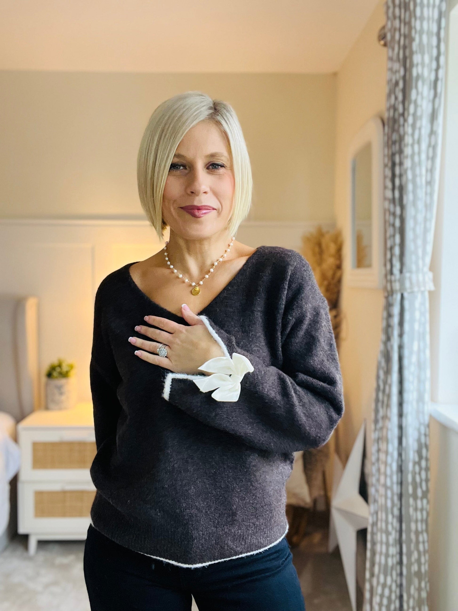 Avril Jumper | 3 Colours Knitwear Parisienne Collection 