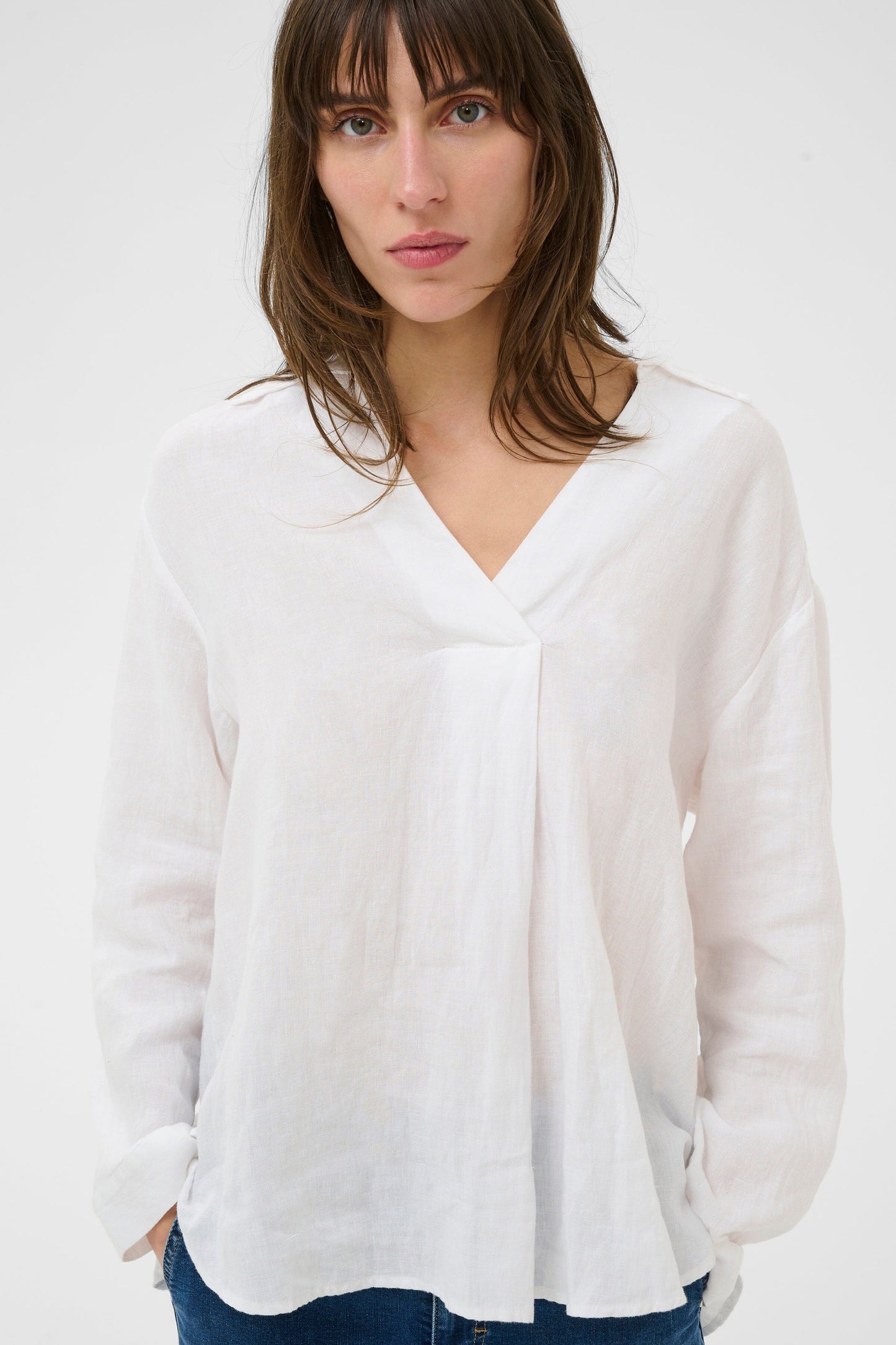 Ayo Shirt | Bright White Shirts & Tops Part Two 