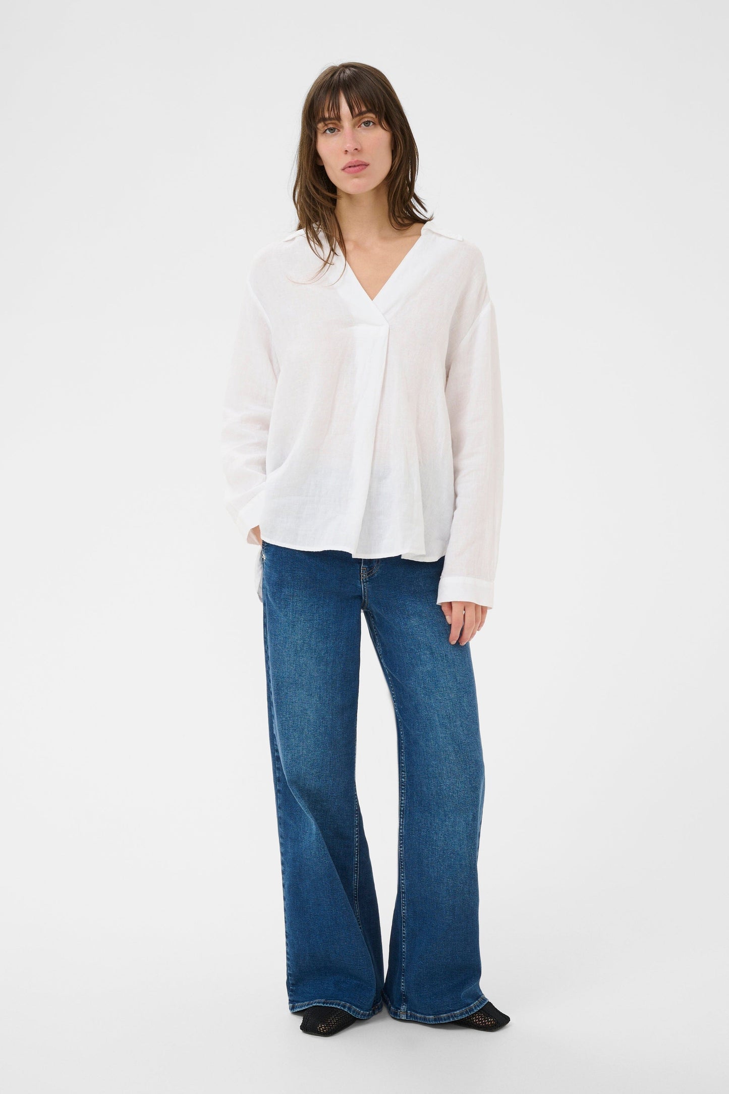 Ayo Shirt | Bright White Shirts & Tops Part Two 