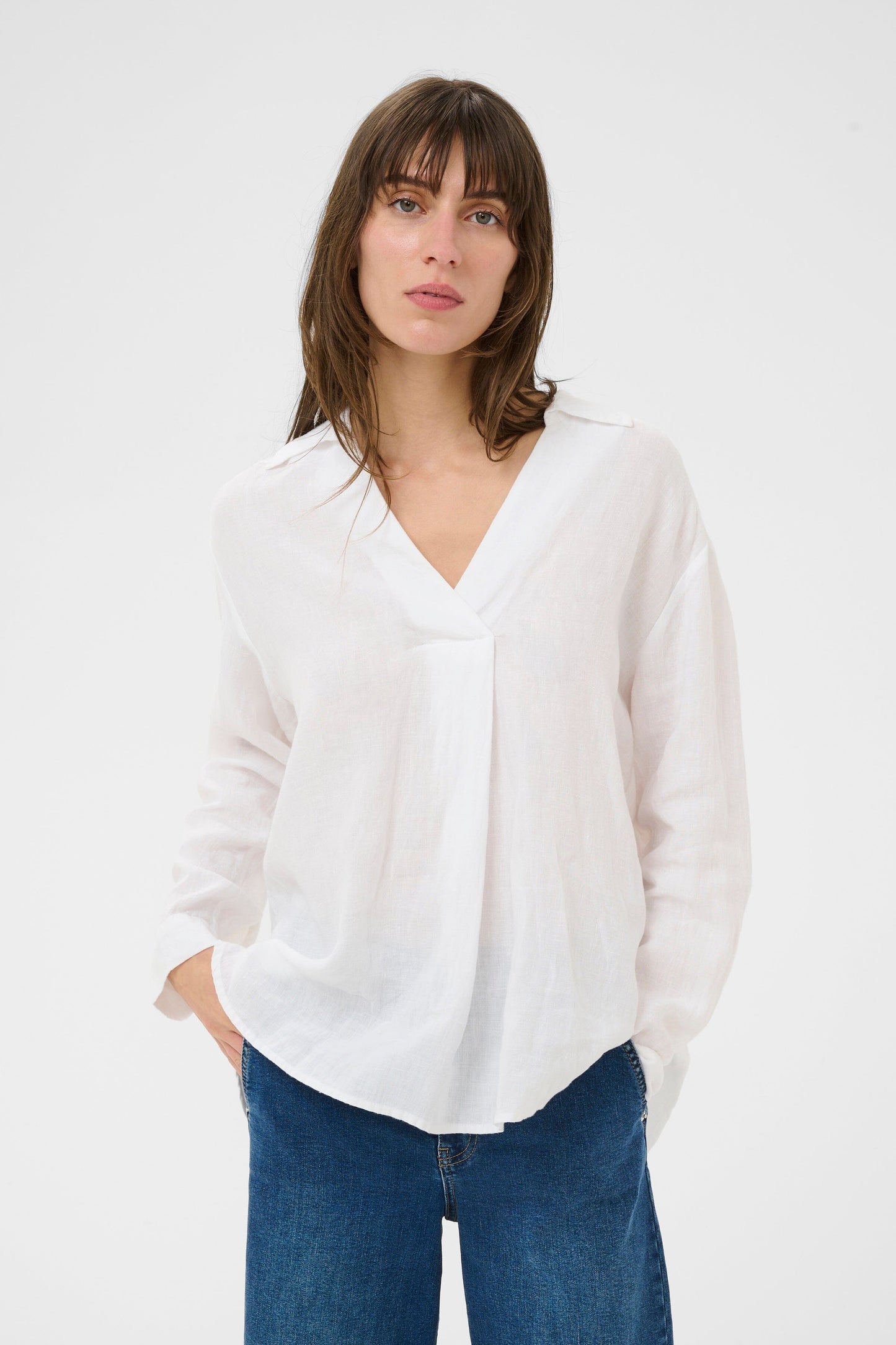 Ayo Shirt | Bright White Shirts & Tops Part Two 