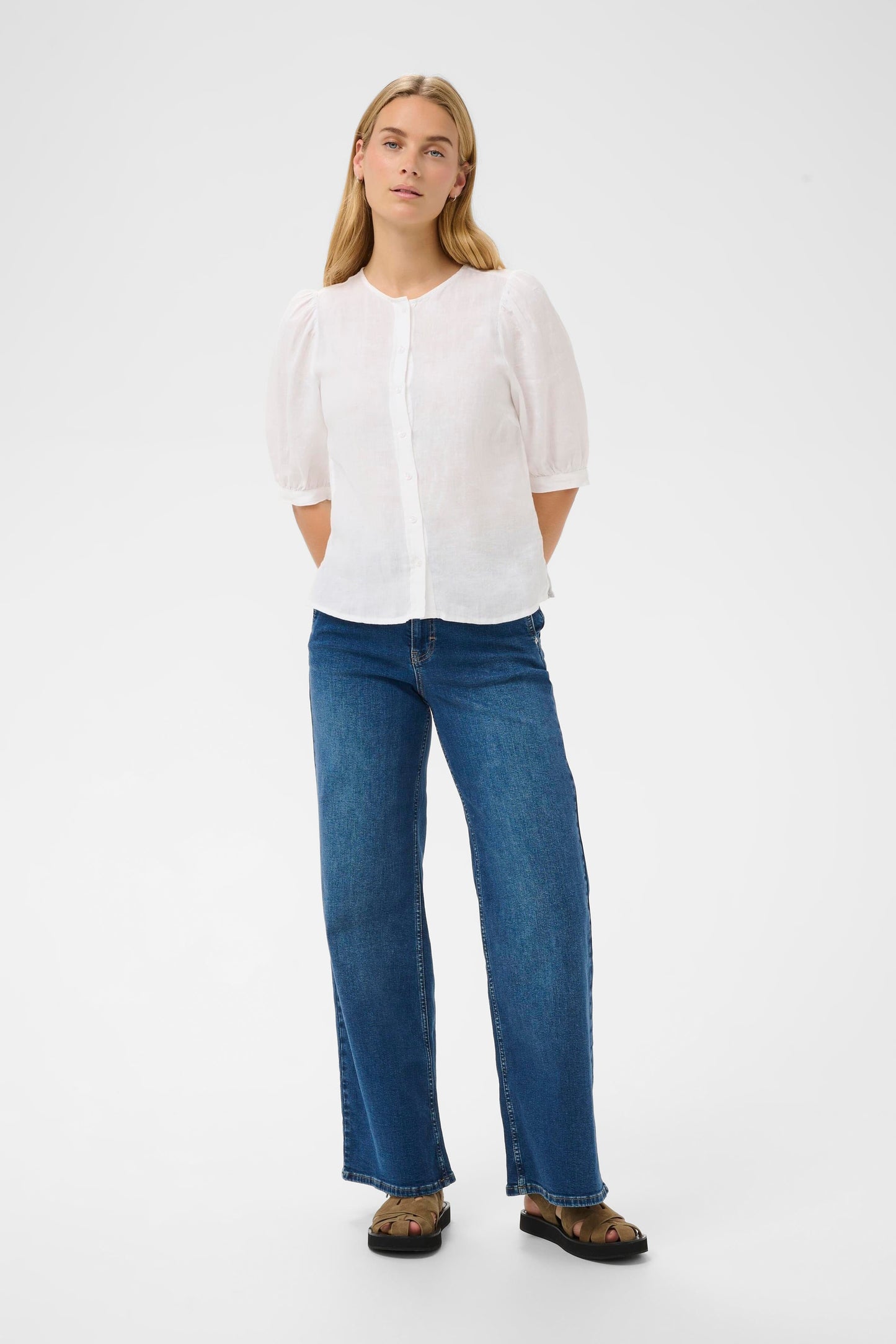 Azra Blouse | Bright White Blouse Part Two 