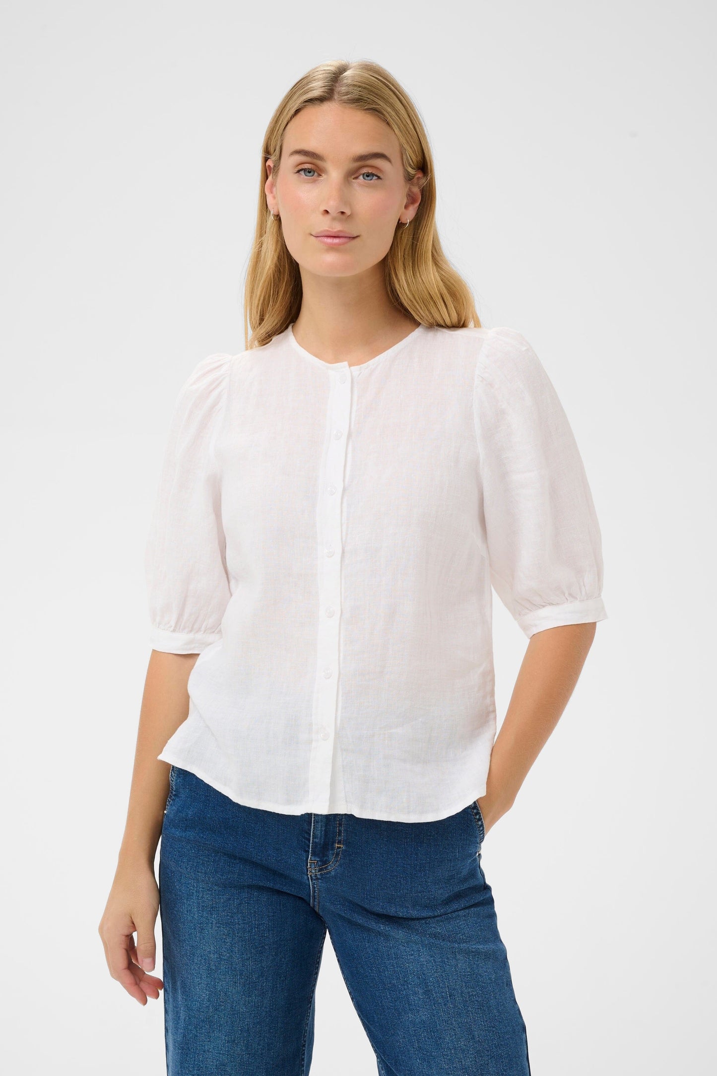 Azra Blouse | Bright White Blouse Part Two 