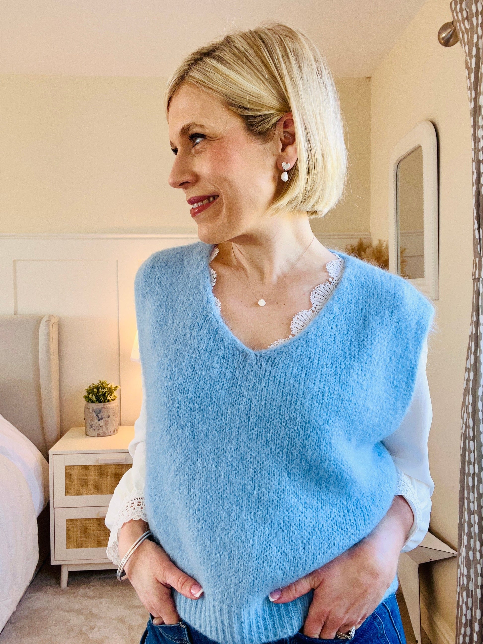 Bea Mohair Tank | 8 Colours Jumper Marta Baby Blue 