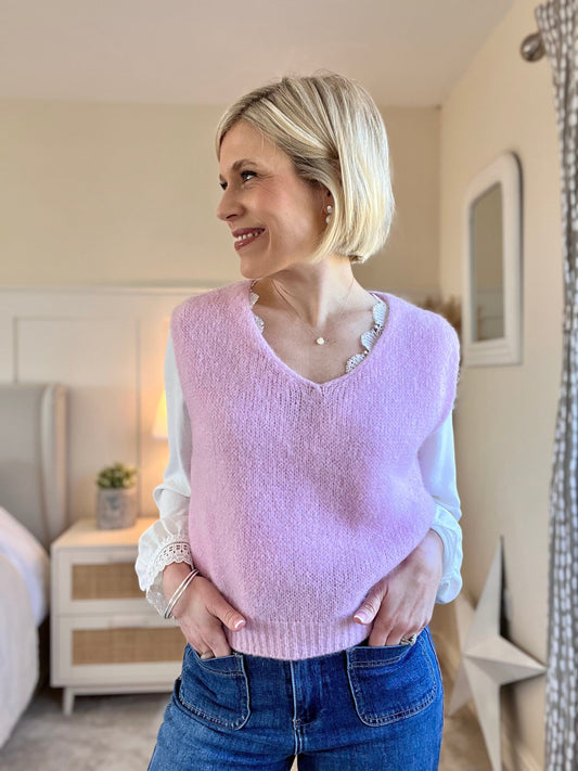 Bea Mohair Tank | 8 Colours Jumper Marta Baby Pink 
