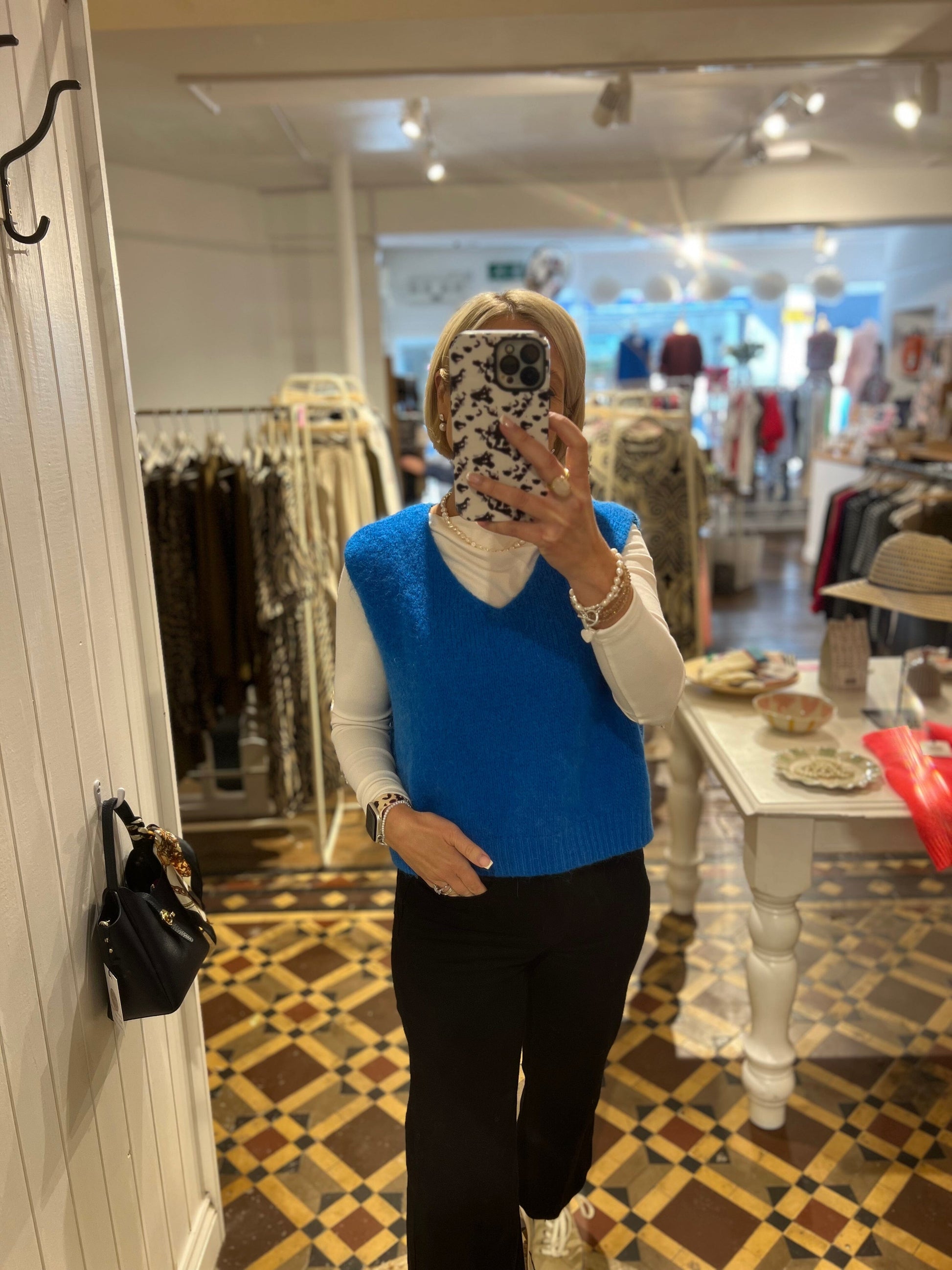 Bea Mohair Tank | 8 Colours Jumper Parisienne Collection Blue 