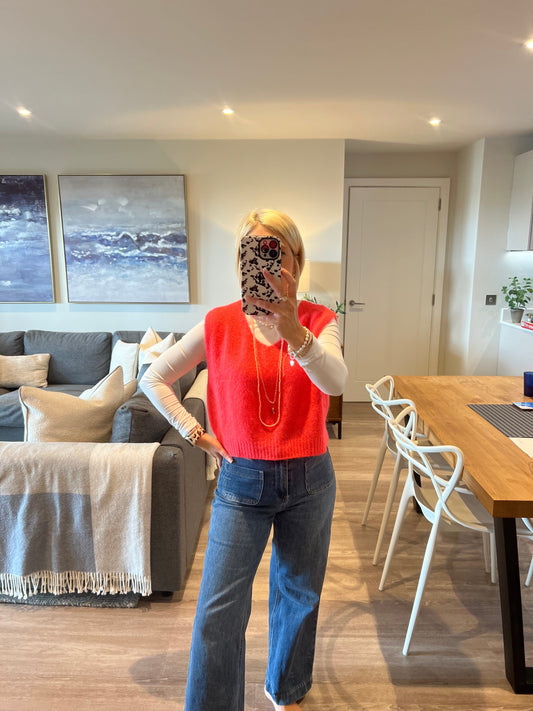 Bea Mohair Tank | 8 Colours Jumper Parisienne Collection Coral 