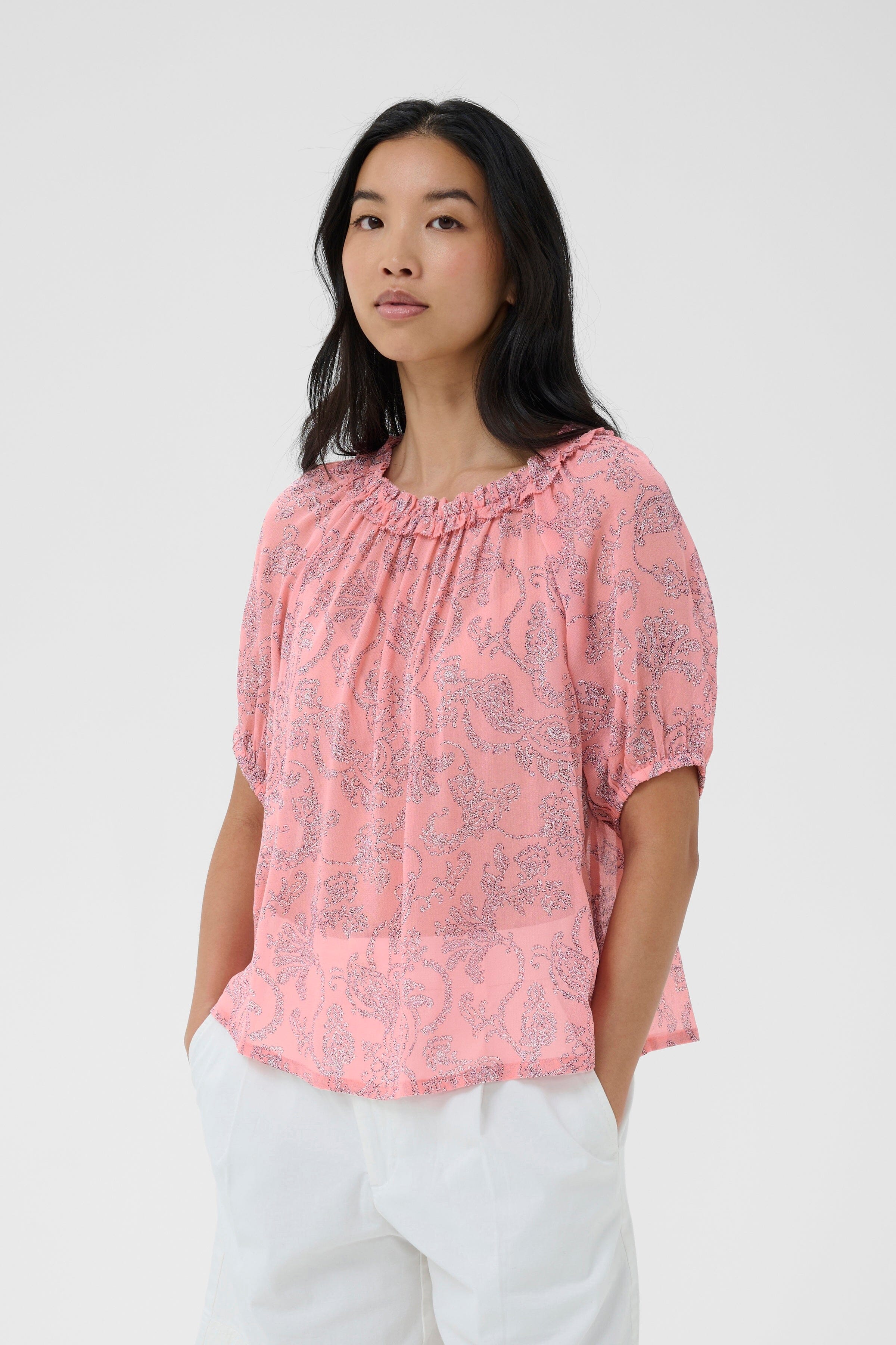 Bera Blouse | Peach Dot Blouse Part Two 