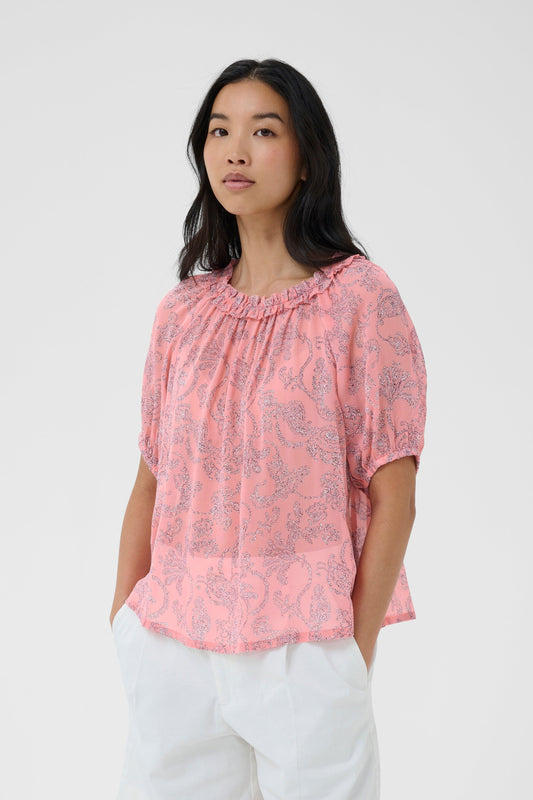 Bera Blouse | Peach Dot Blouse Part Two 