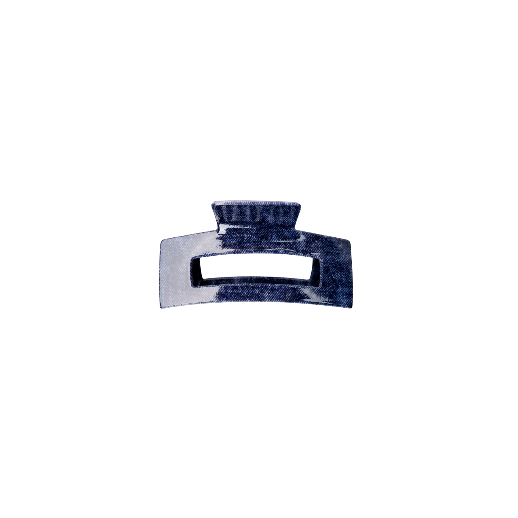 Berlin Big Denim Hair Claw | Dark Blue Hair Accessories Black Colour 