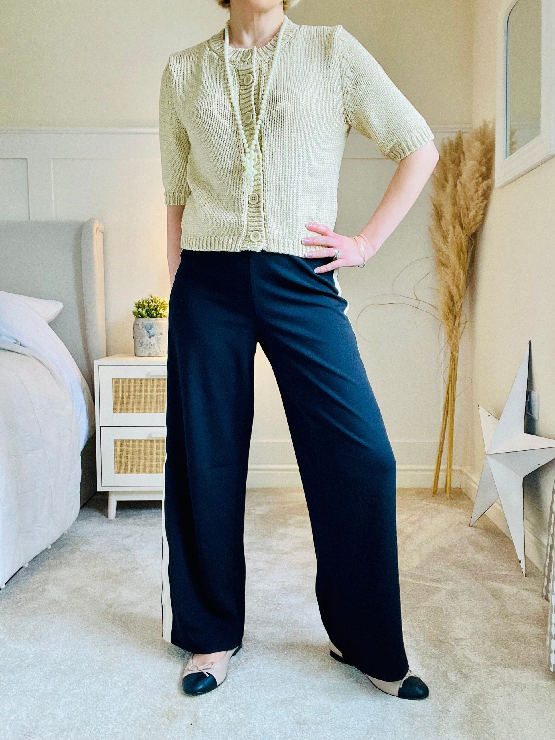 Berlin Wide Pant | Black Pants Vero Moda 