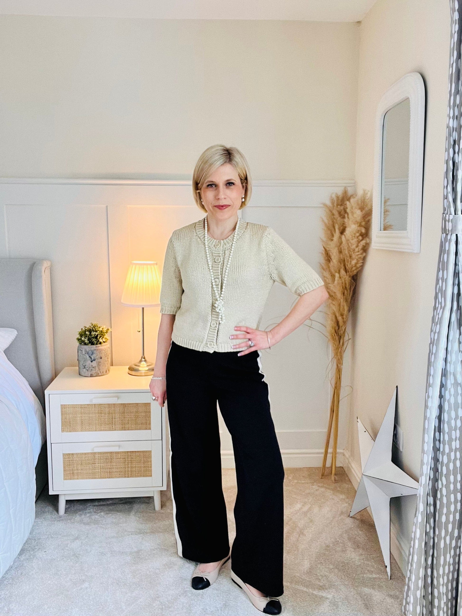 Berlin Wide Pant | Black Pants Vero Moda 