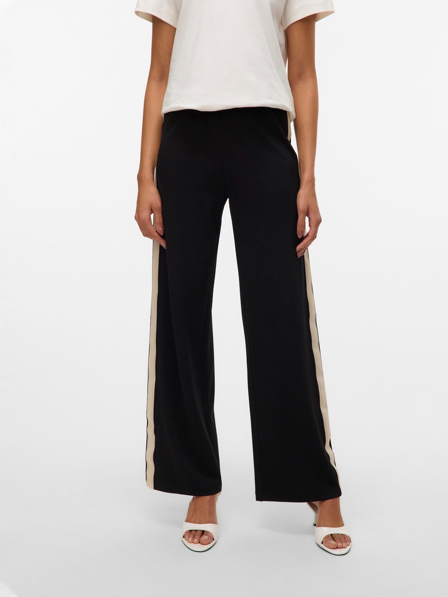Berlin Wide Pant | Black Pants Vero Moda 