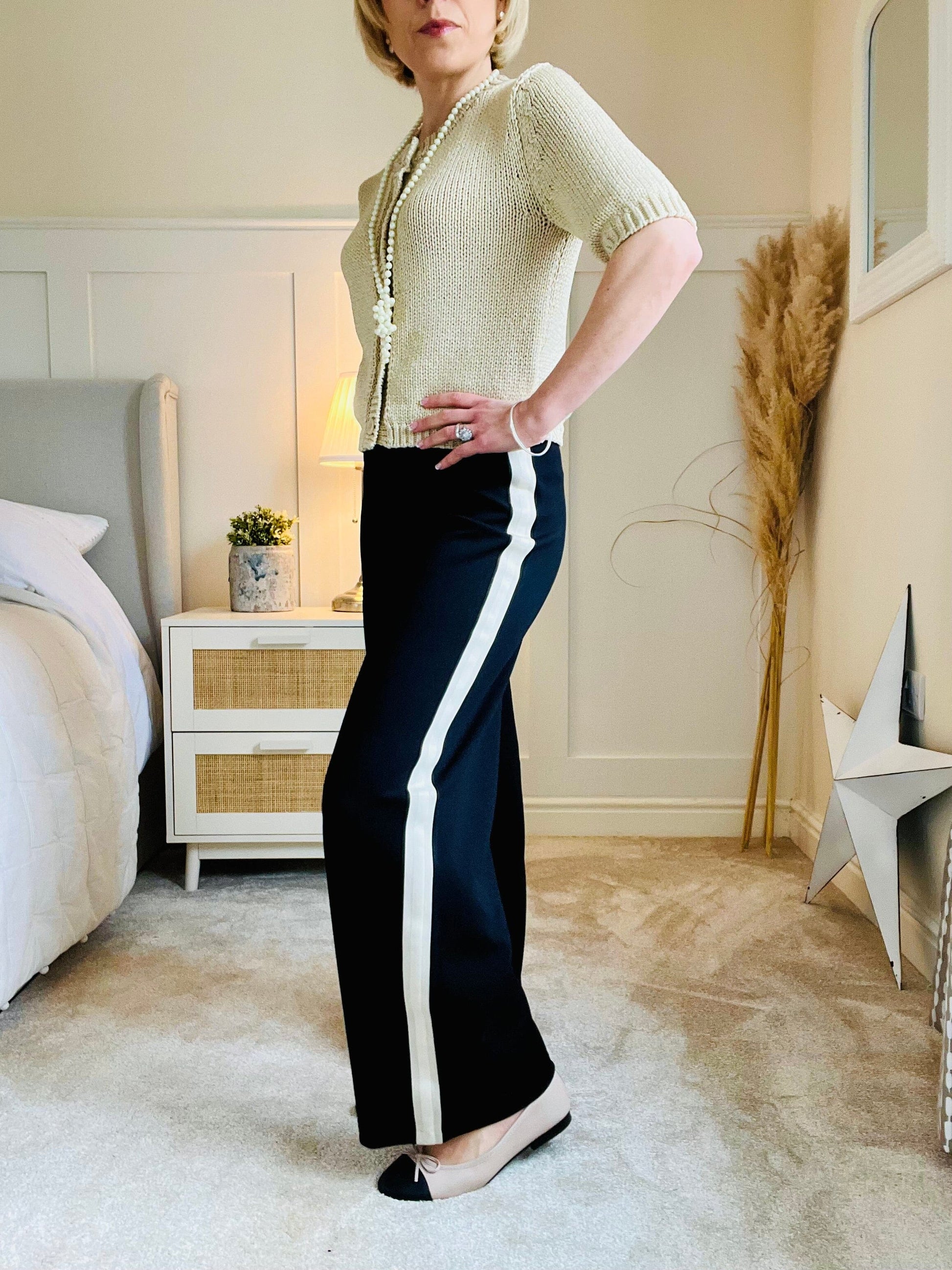 Berlin Wide Pant | Black Pants Vero Moda 